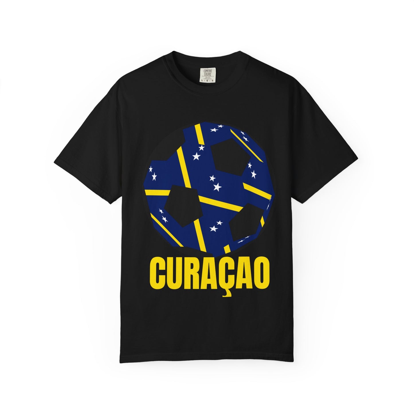 CURAÇAO Fan Specialty Soccer Ball Design T Shirt