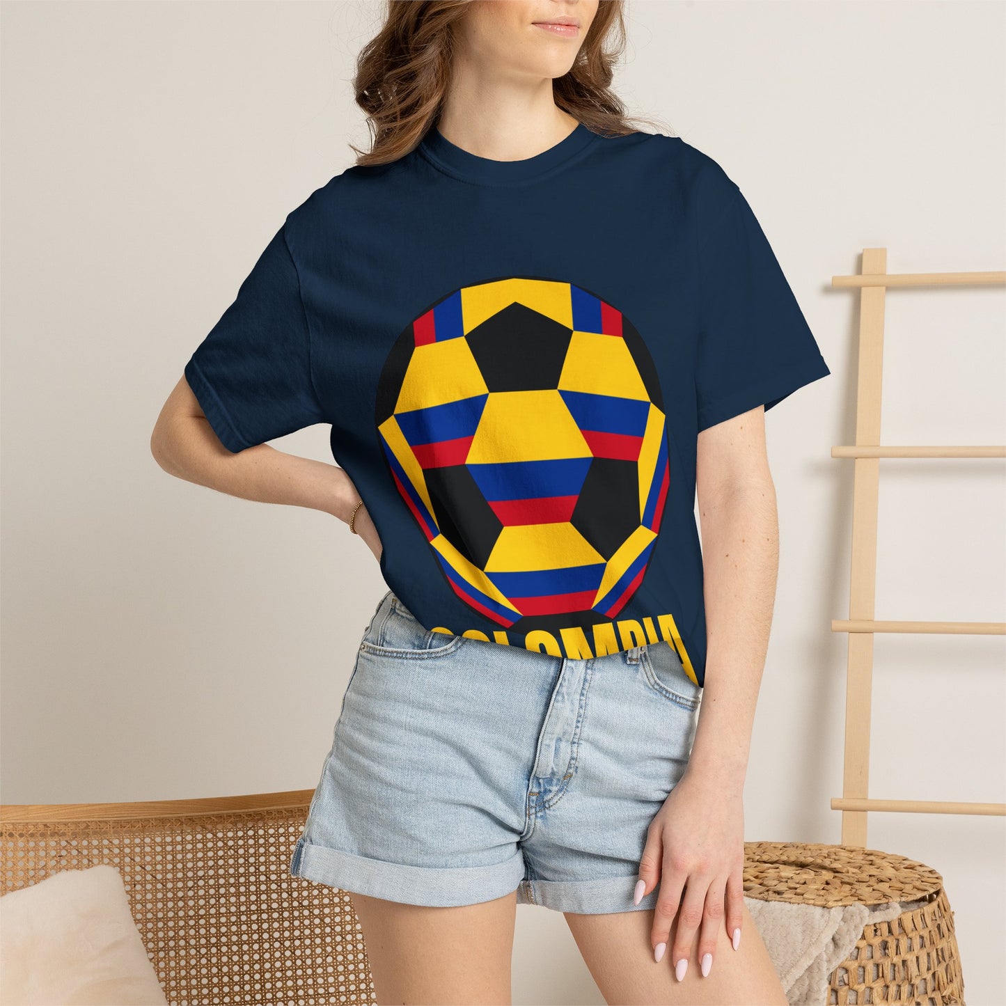 Columbia Fan Specialty Soccer Ball Design T Shirt