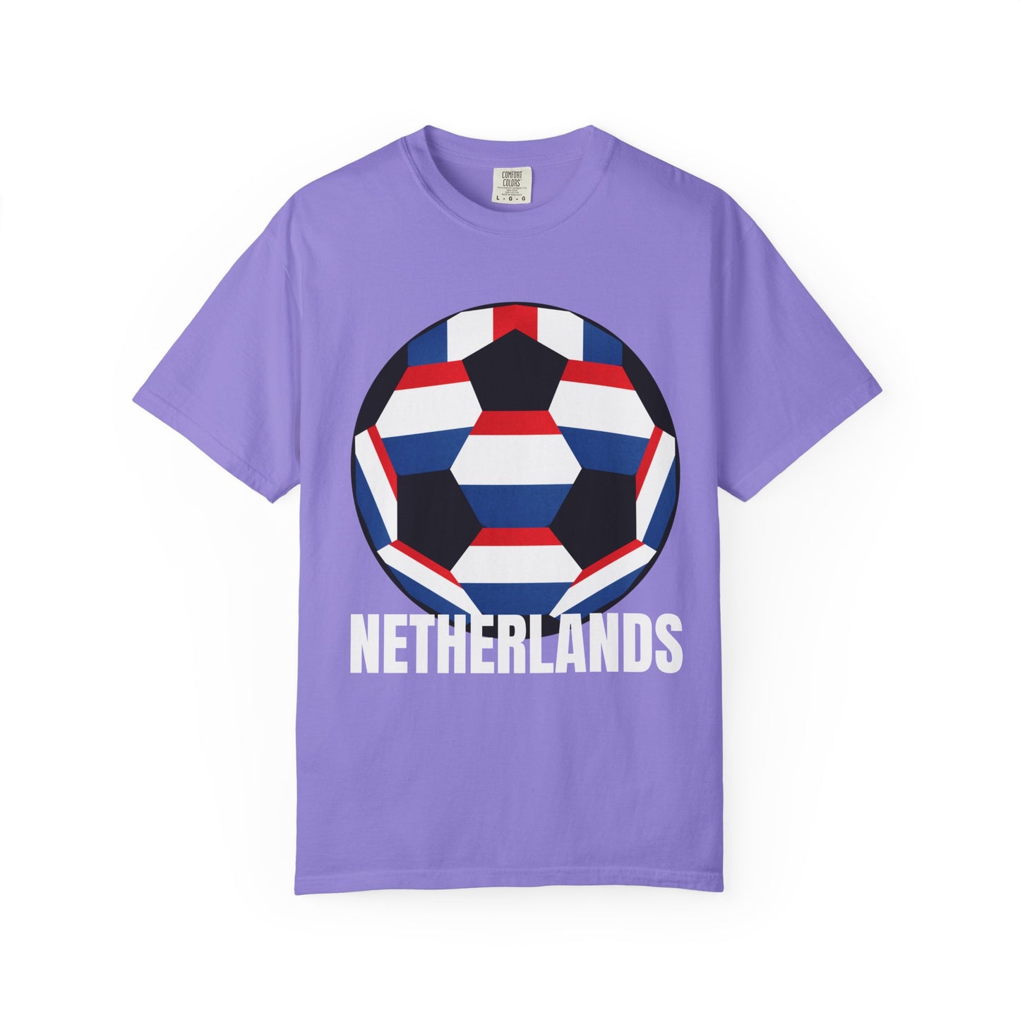 Netherlands Fan Specialty Soccer Ball Design T Shirt