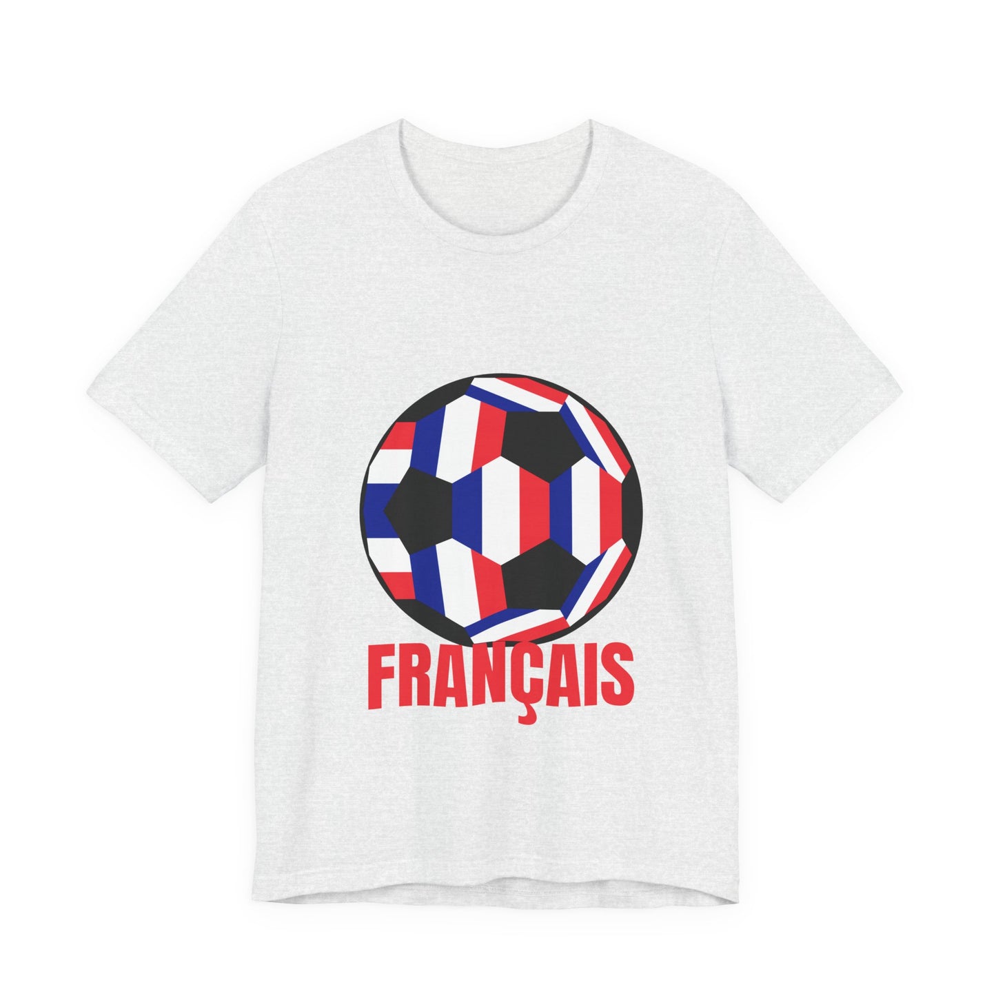 Francais Fan Specialty Soccer Ball Design T Shirt