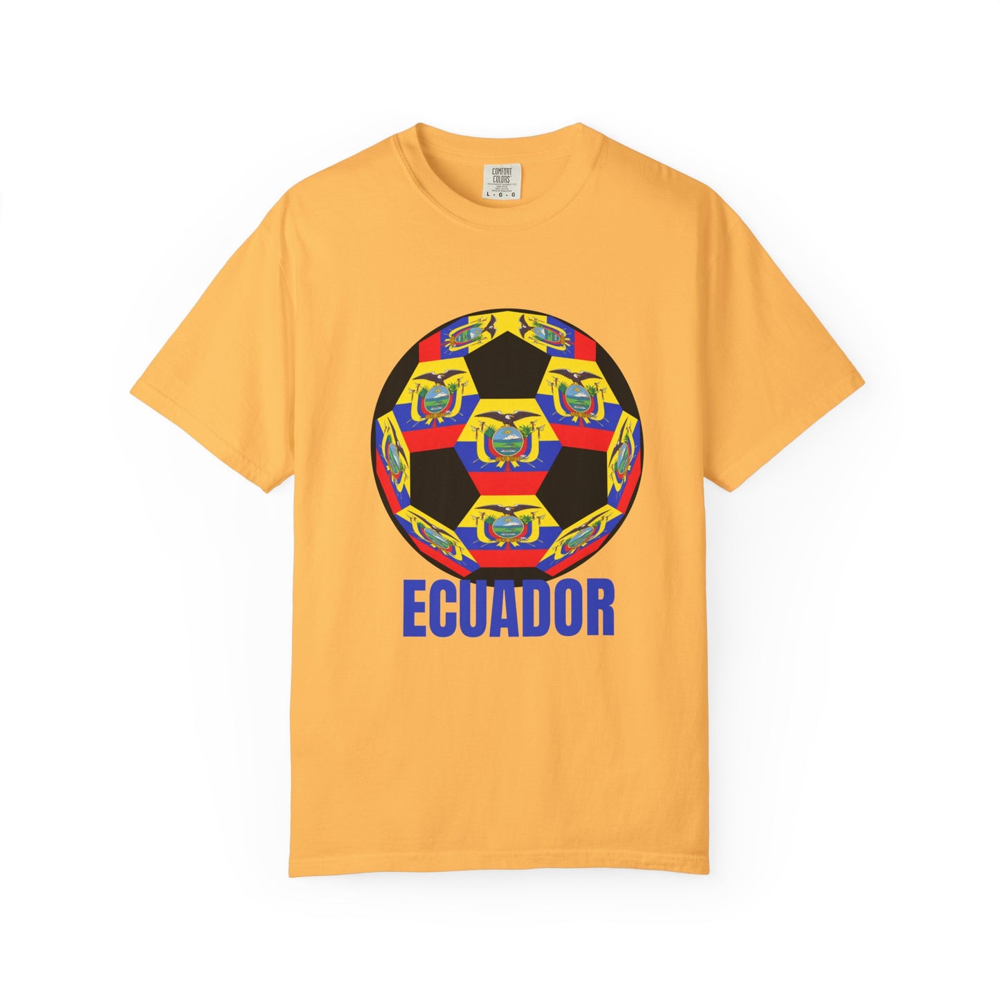 Ecuador Fan Specialty Soccer Ball Design T Shirt