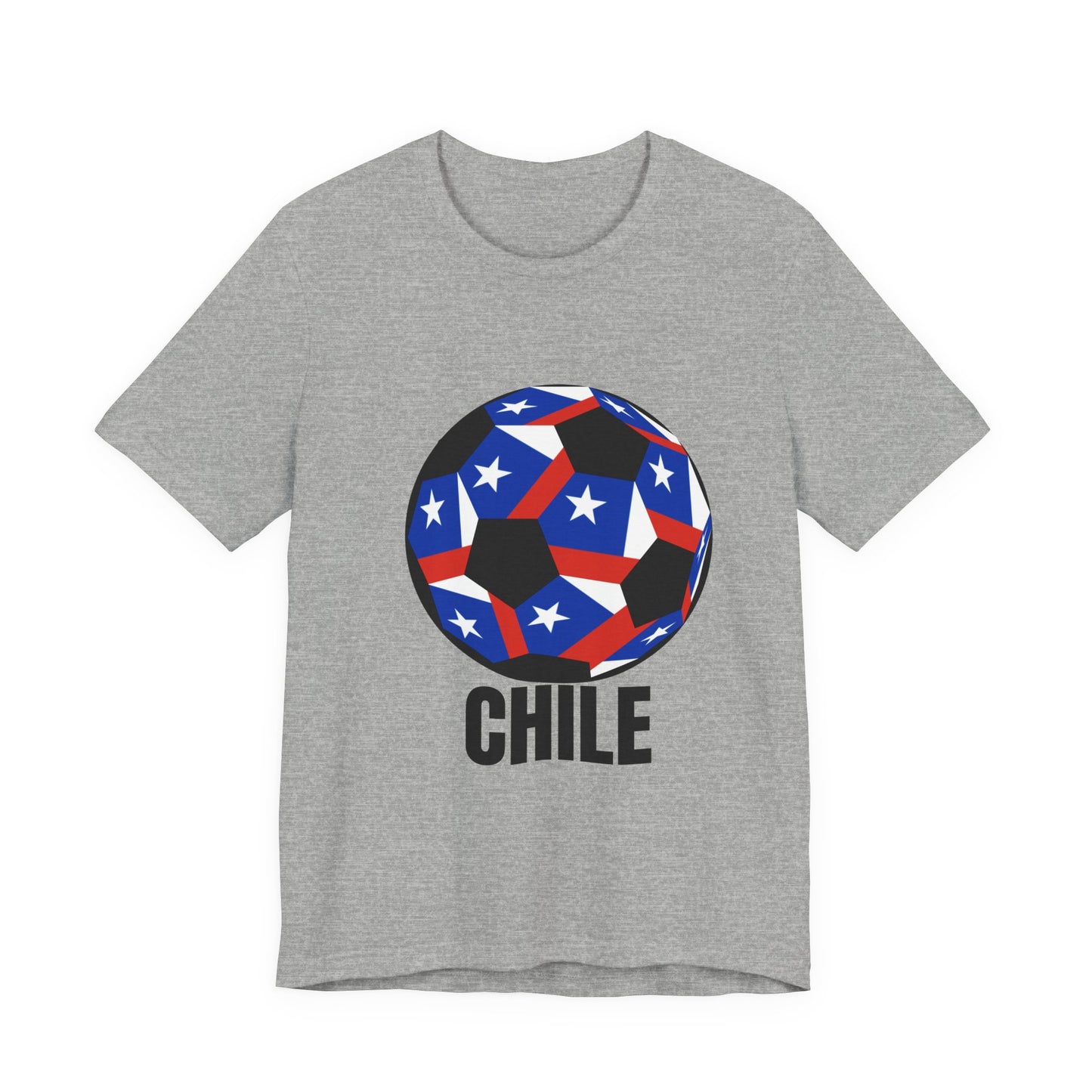Chile Fan Specialty Soccer Ball Design T Shirt