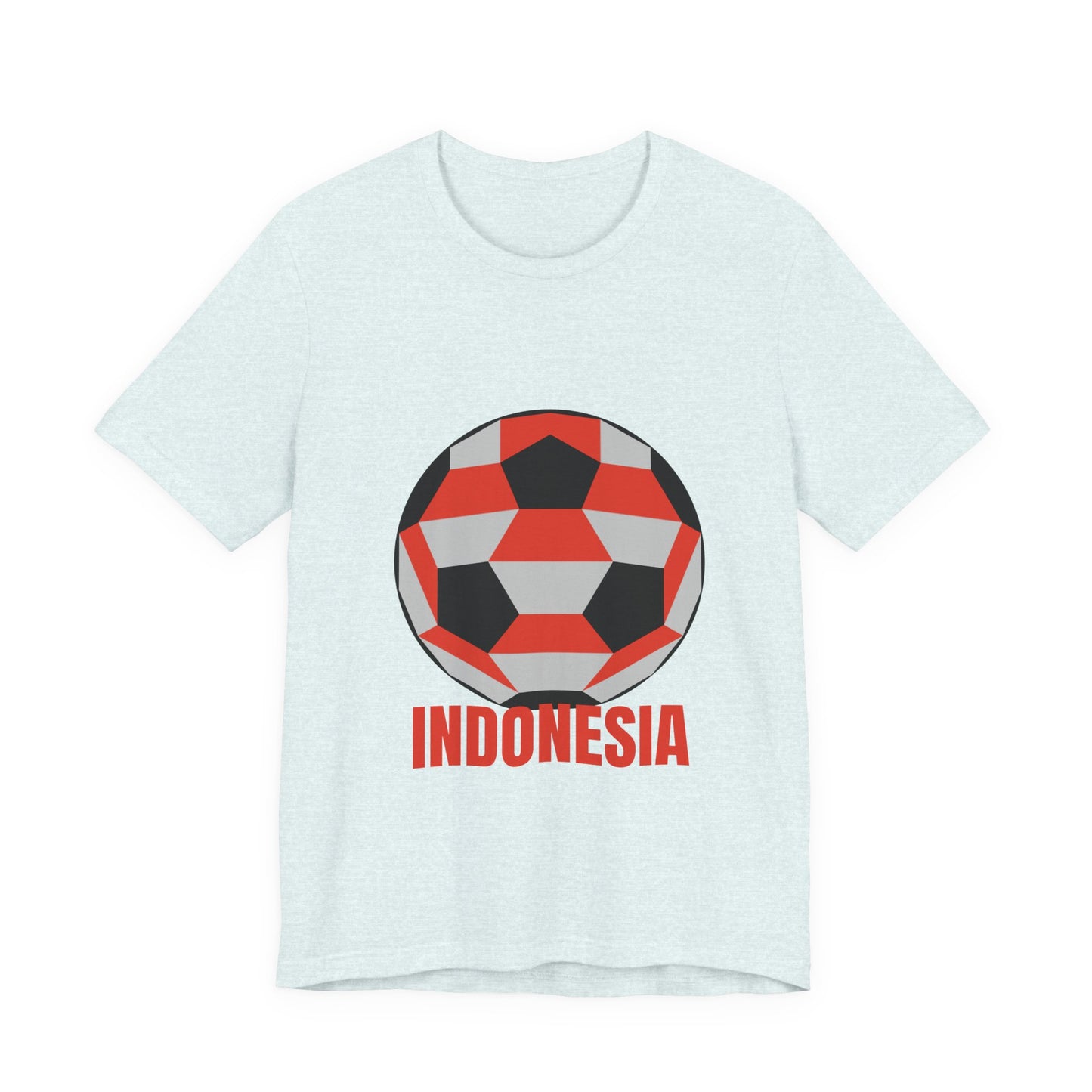 Indonesia Fan Specialty Soccer Ball Design T Shirt