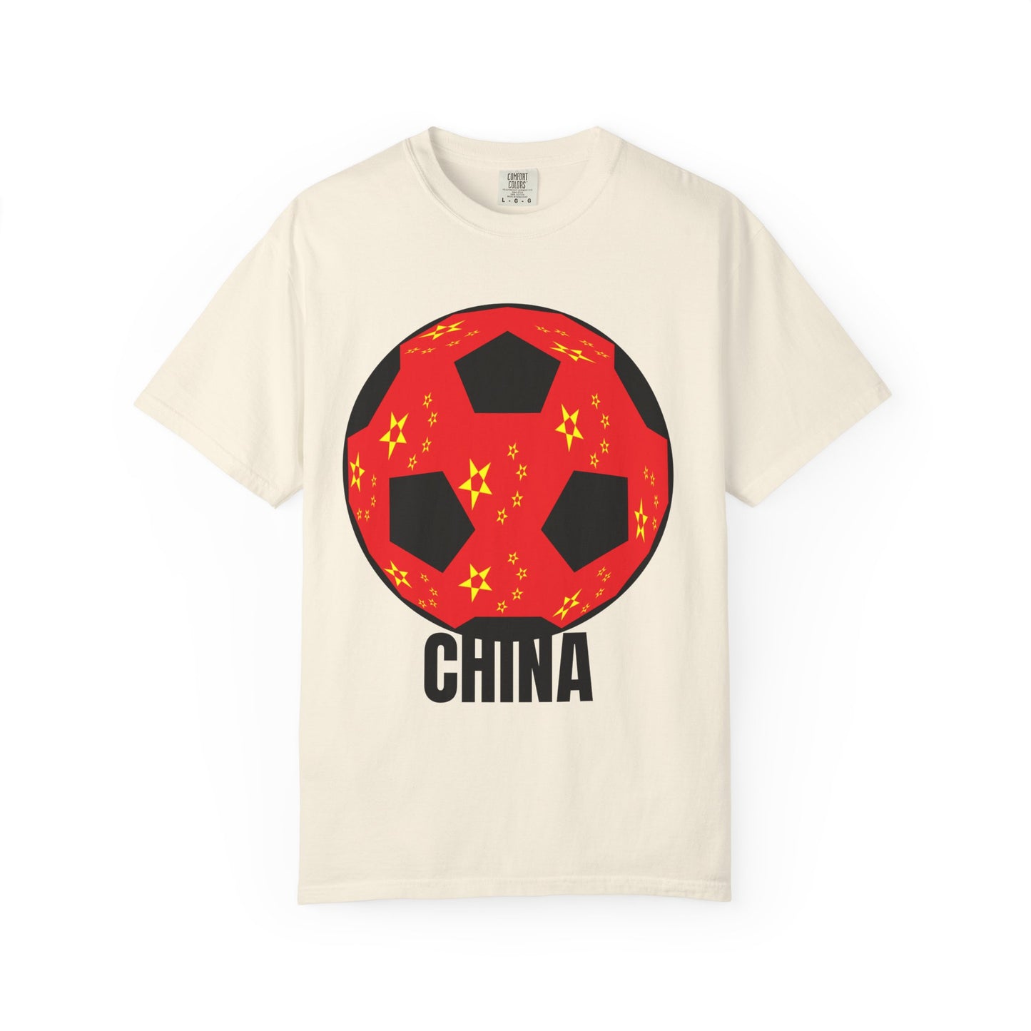 China Fan Specialty Soccer Ball Design T Shirt