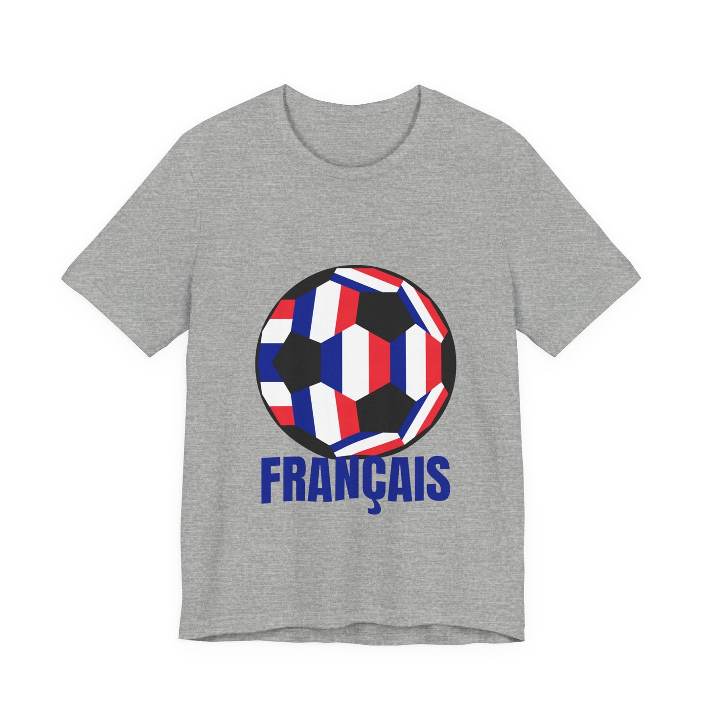 Francais Fan Specialty Soccer Ball Design T Shirt
