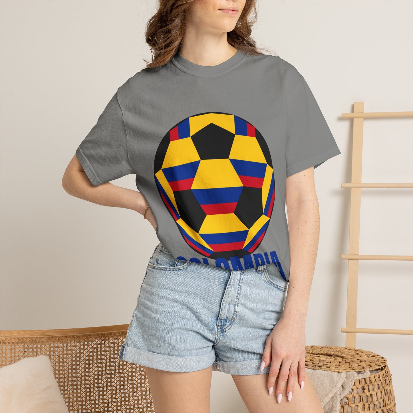 Columbia Fan Specialty Soccer Ball Design T Shirt