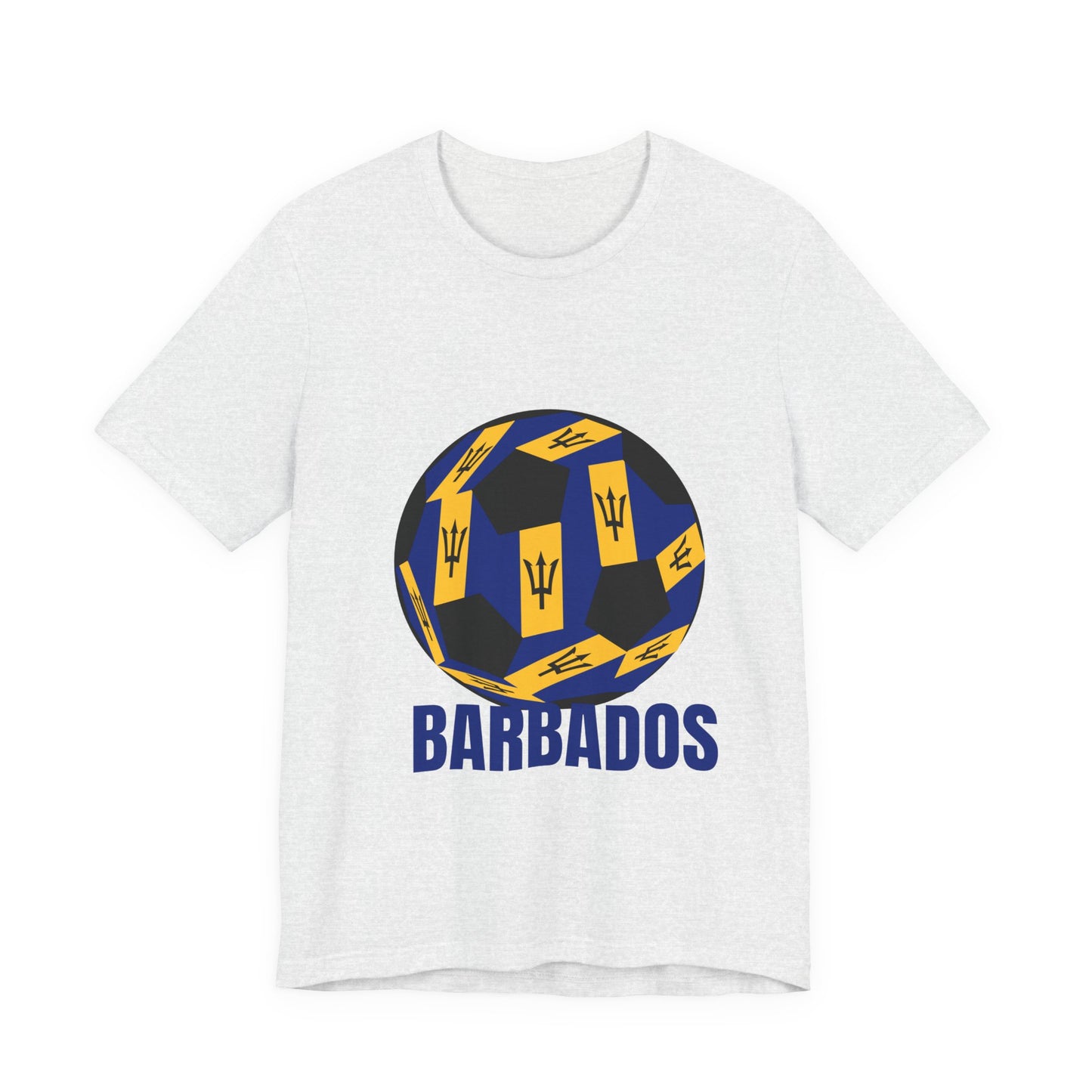 Barbados Fan Specialty Soccer Ball Design T Shirt