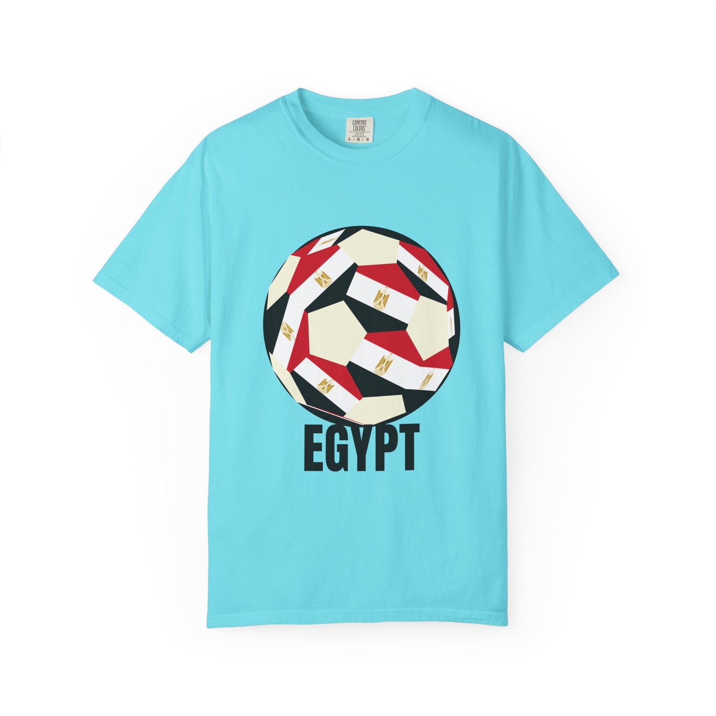 Egypt Fan Specialty Soccer Ball Design T Shirt