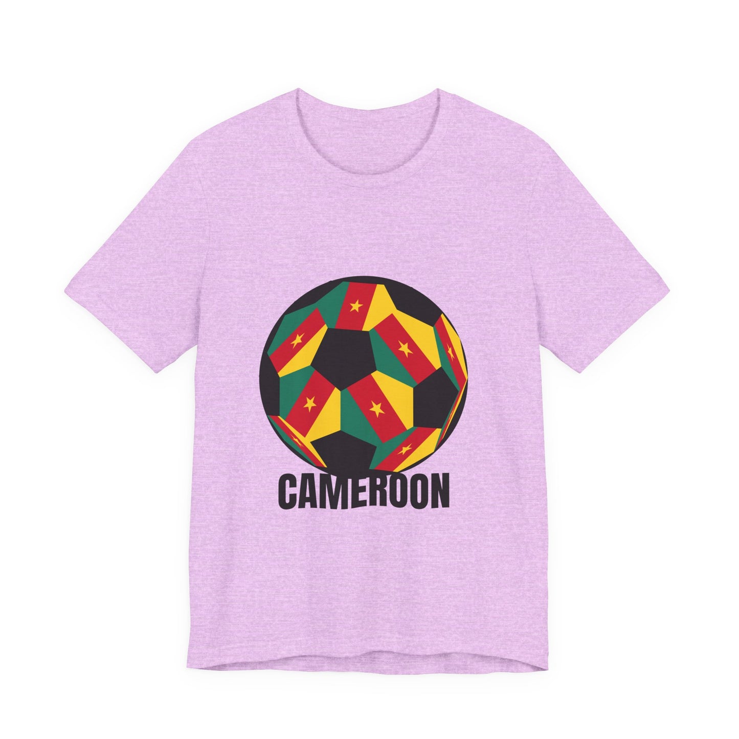 Cameroon Fan Specialty Soccer Ball Design T Shirt