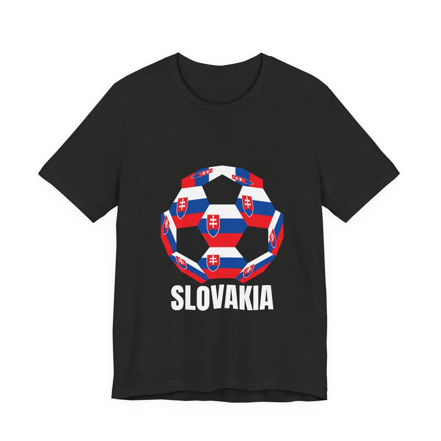 Slovakia Fan Specialty Soccer Ball Design T Shirt