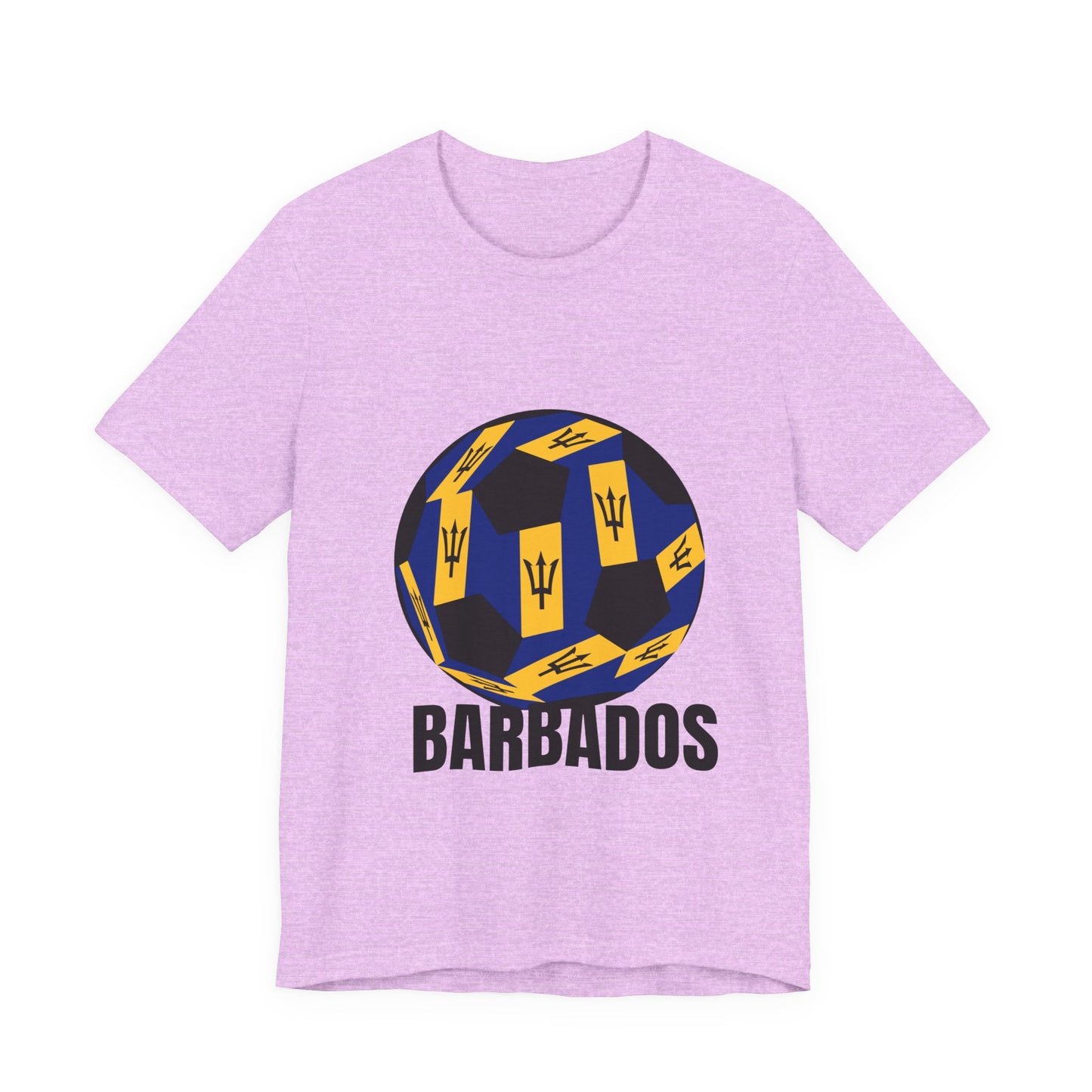 Barbados Fan Specialty Soccer Ball Design T Shirt