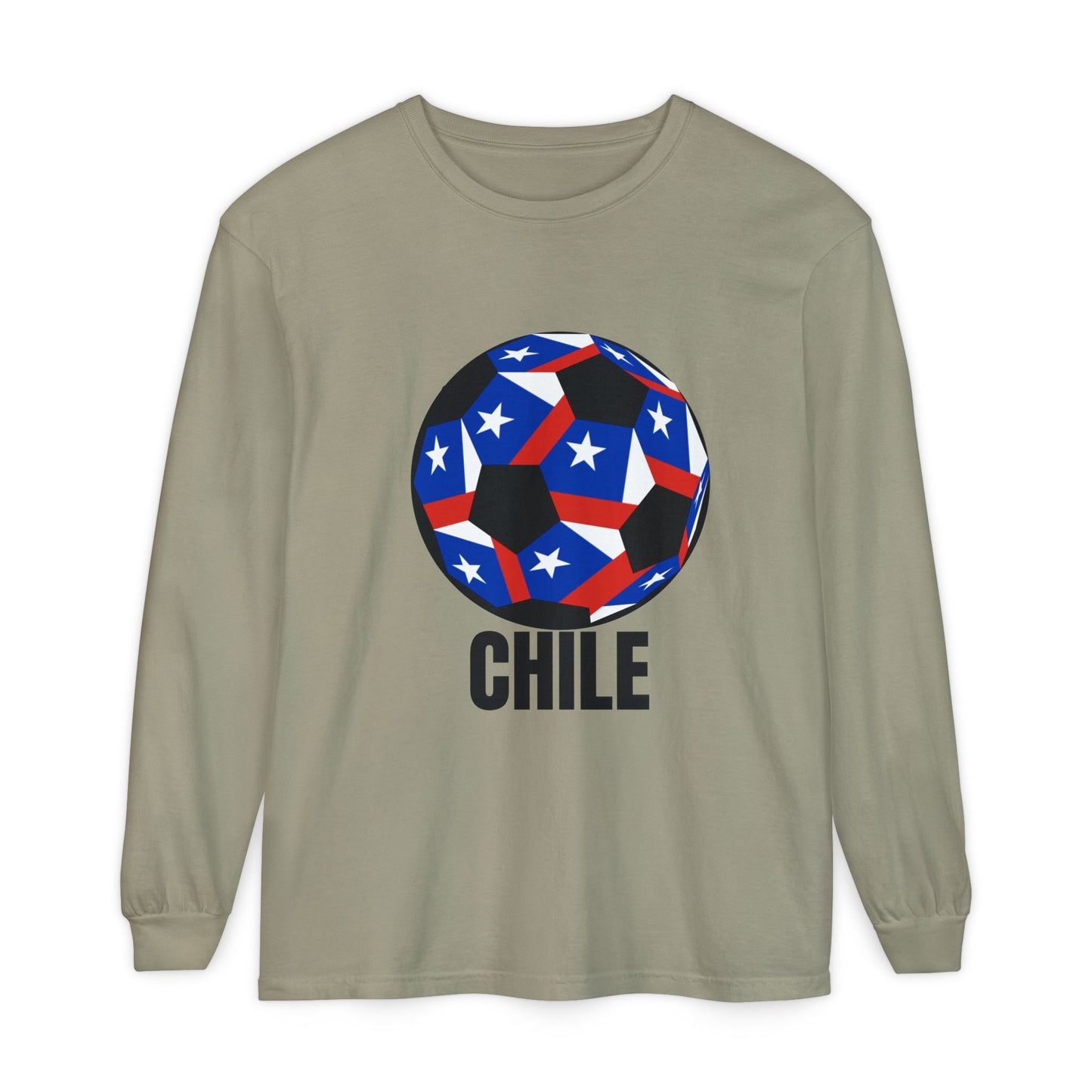 Chile Fan Specialty Soccer Ball Design Long Sleeve