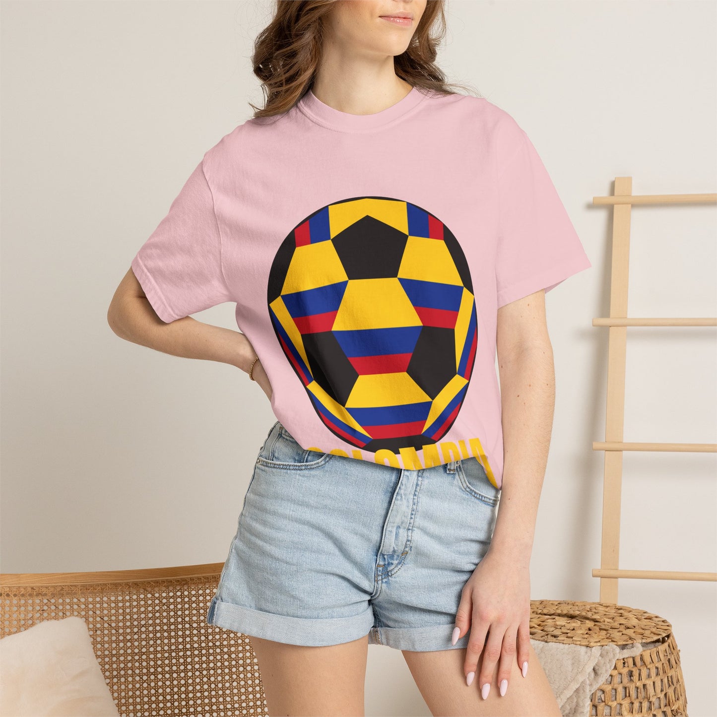 Columbia Fan Specialty Soccer Ball Design T Shirt