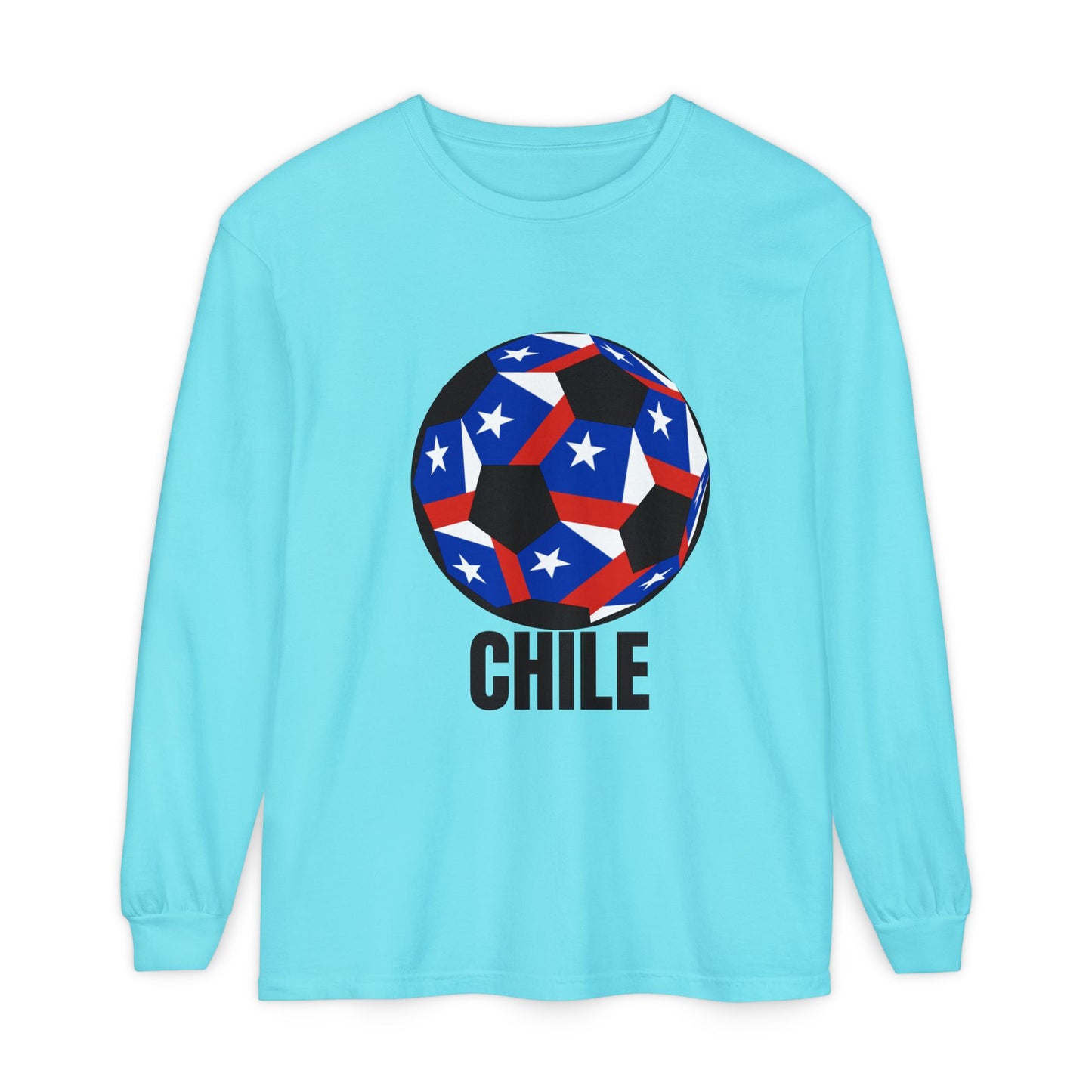 Chile Fan Specialty Soccer Ball Design Long Sleeve