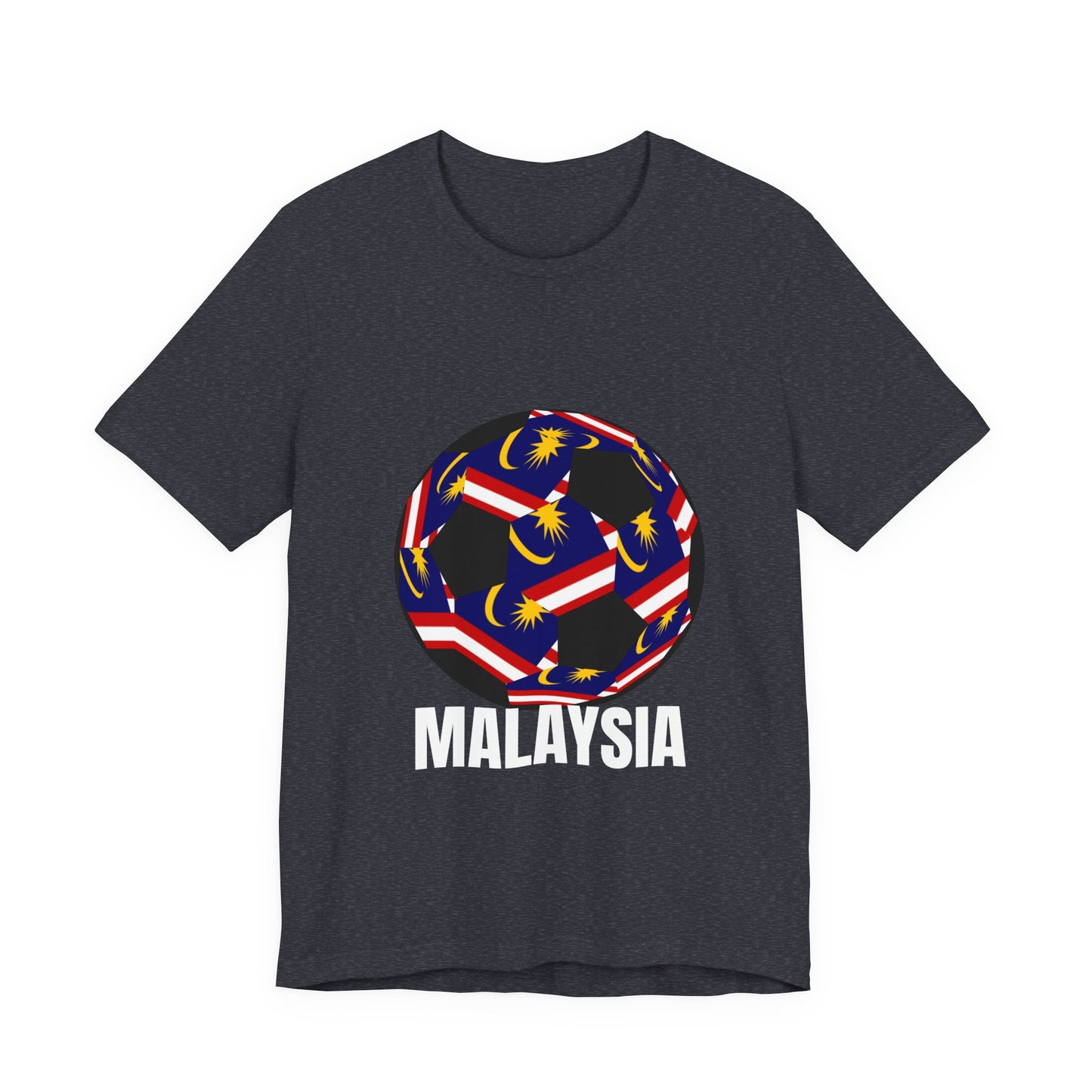 Malaysia Fan Specialty Soccer Ball Design T Shirt