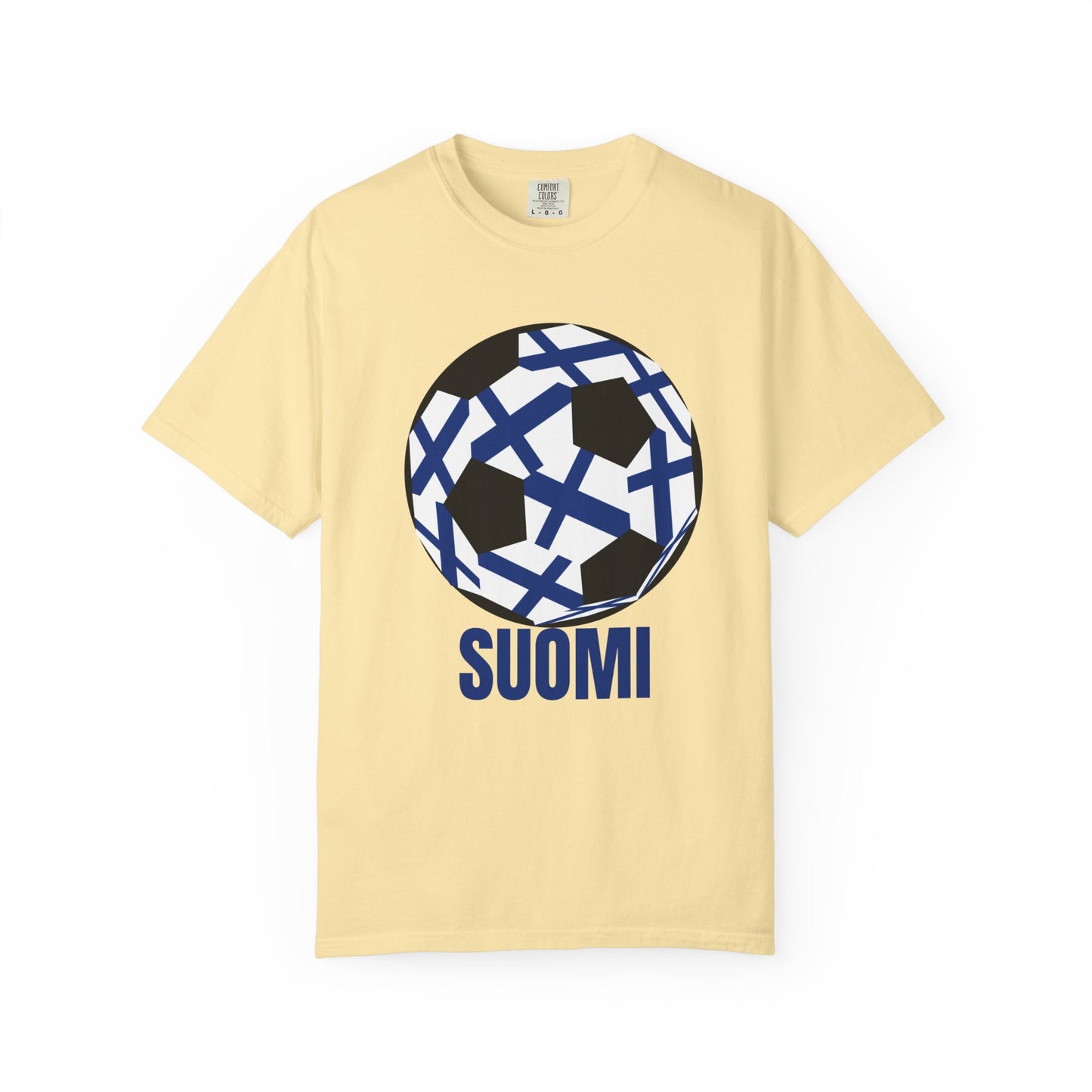 Suomi Fan Specialty Soccer Ball Design T Shirt
