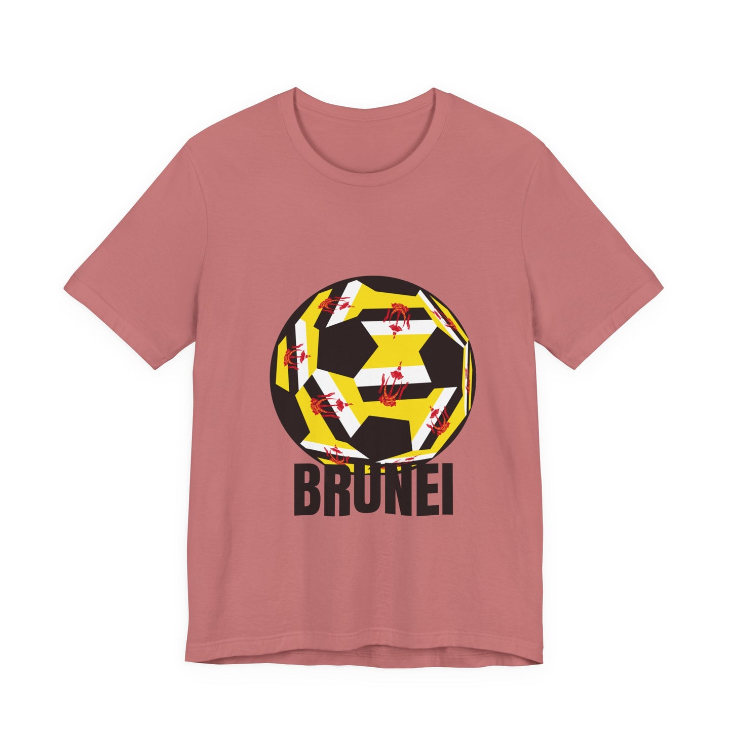 Brunei Fan Specialty Soccer Ball Design T Shirt