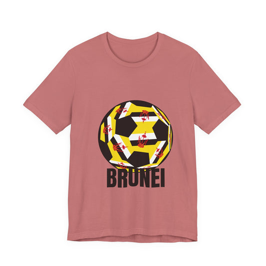 Brunei Fan Specialty Soccer Ball Design T Shirt