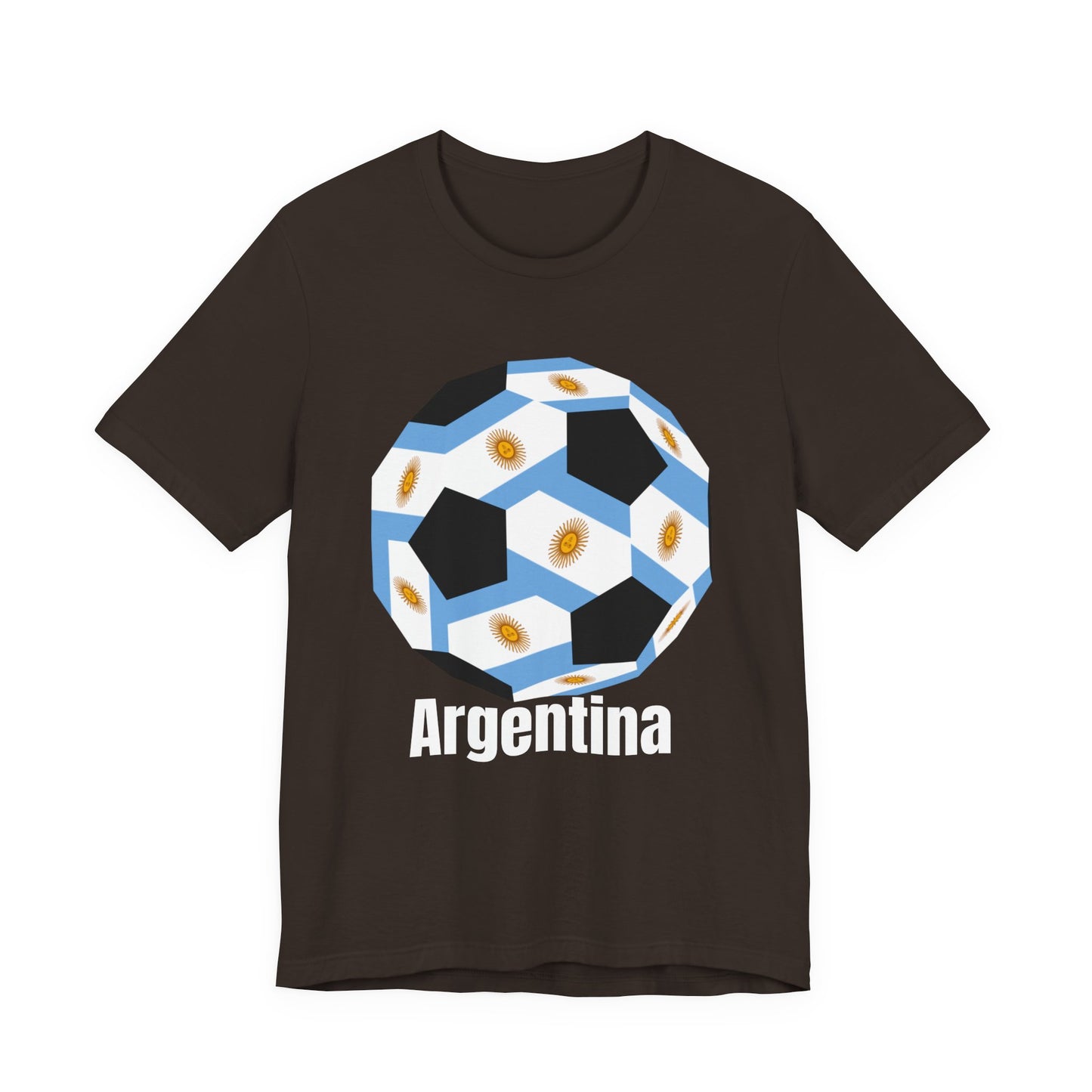 Argentina Fan Specialty Soccer Ball Design T Shirt