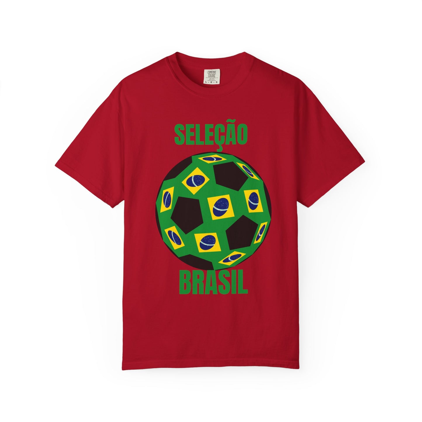 SELEÇÃO BRASIL  Fan Specialty Soccer Ball Design T Shirt