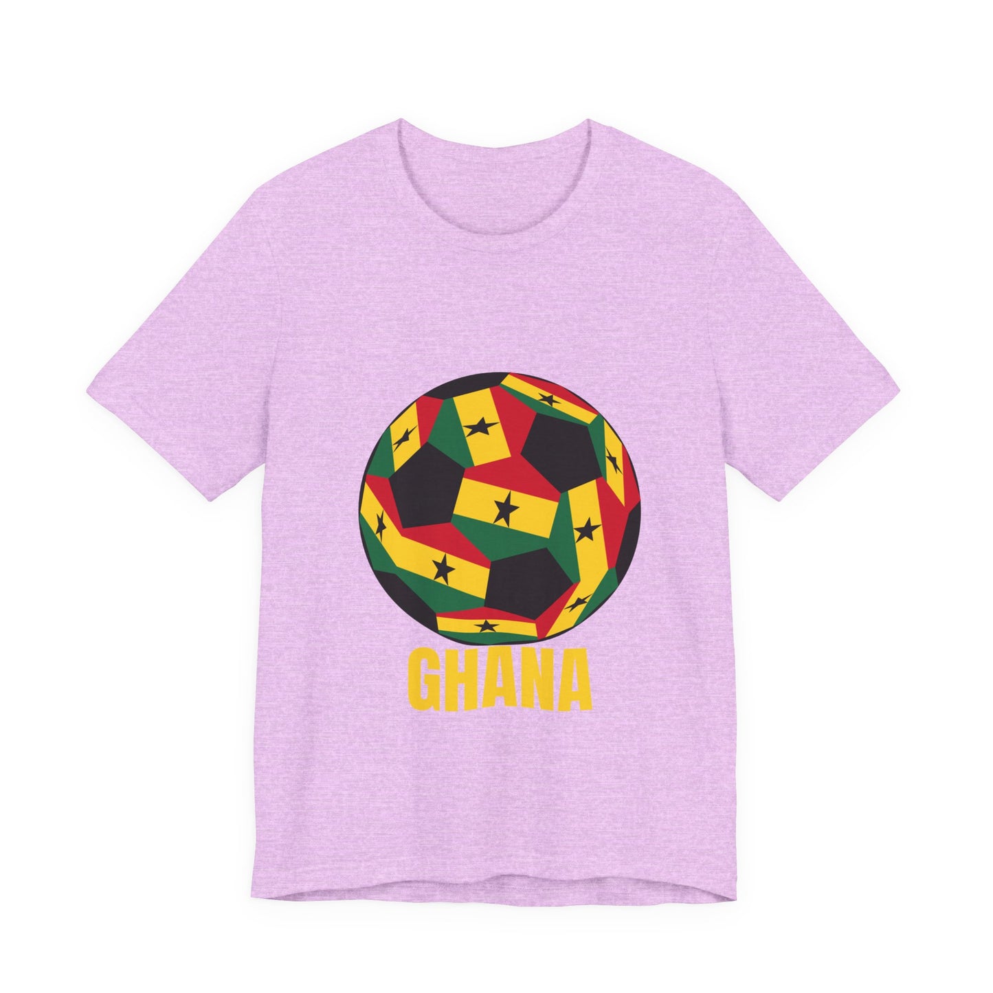 Ghana Fan Specialty Soccer Ball Design T Shirt