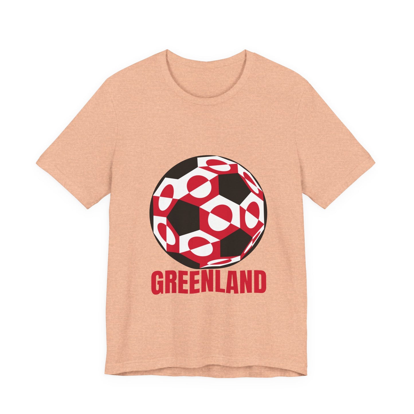 Greenland Fan Specialty Soccer Ball Design T Shirt