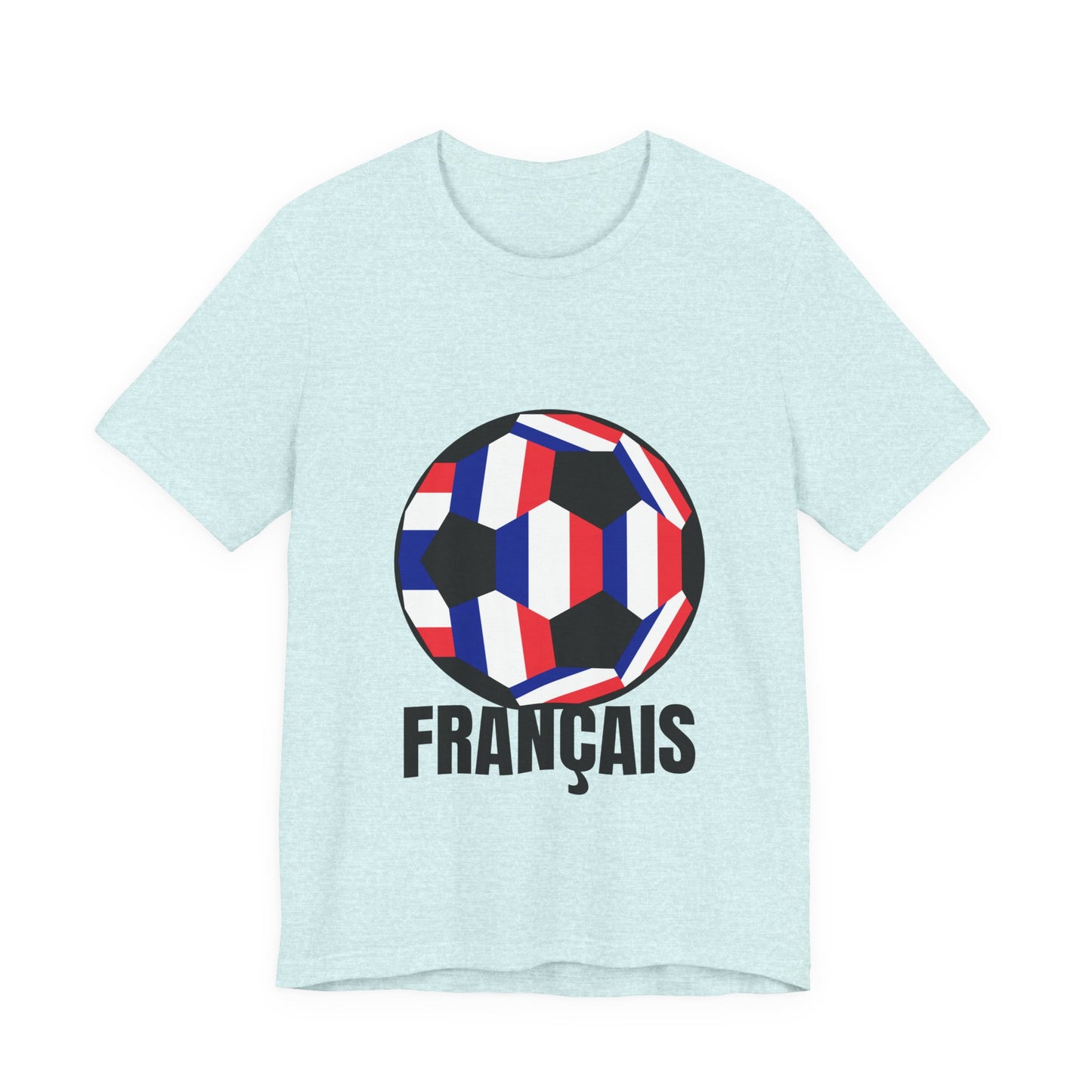 Francais Fan Specialty Soccer Ball Design T Shirt