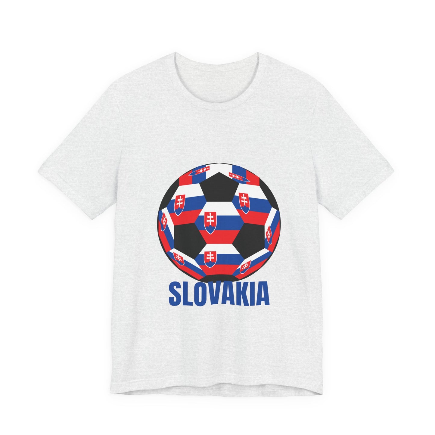 Slovakia Fan Specialty Soccer Ball Design T Shirt
