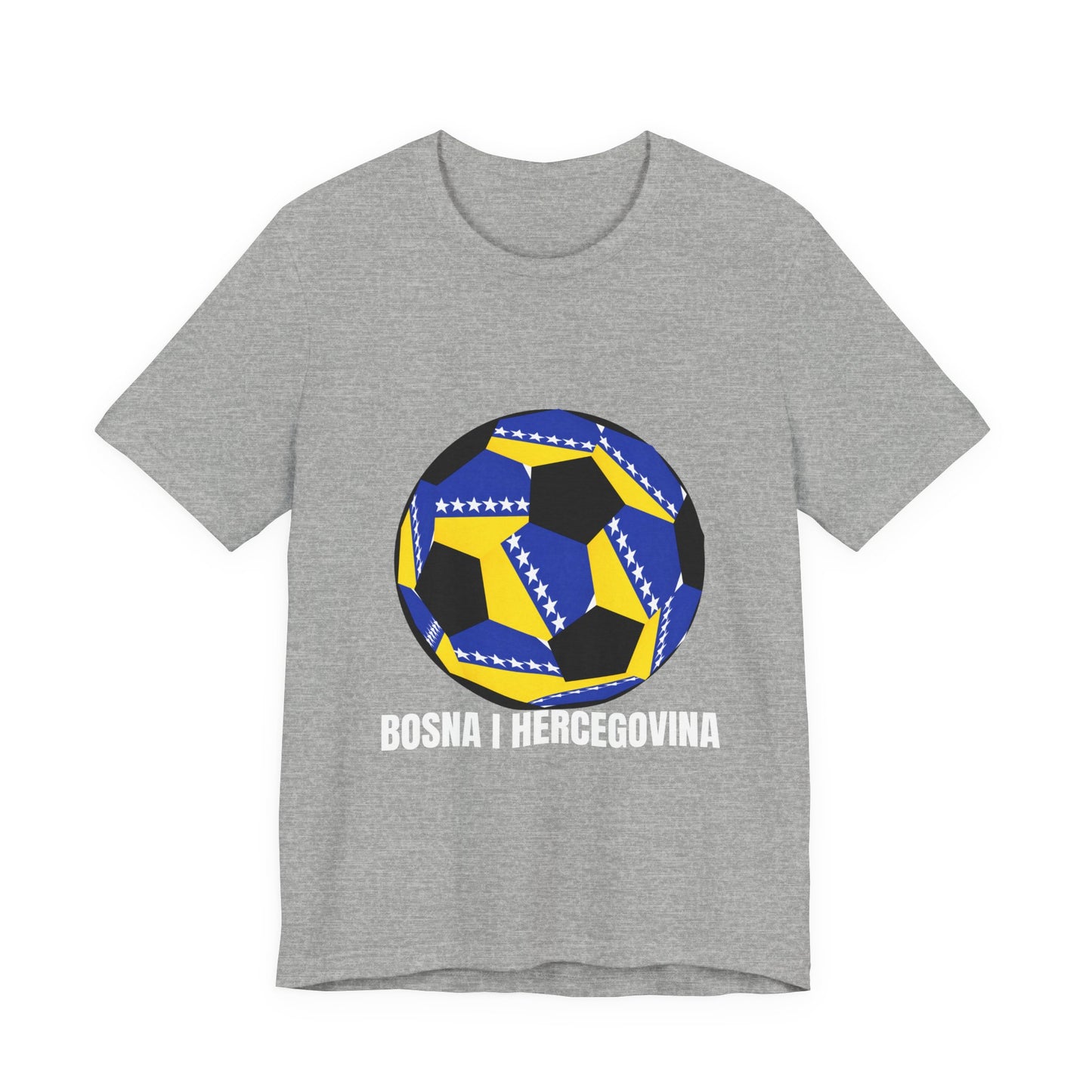 Bosnia Herzegovina Fan Specialty Soccer Ball Design T Shirt