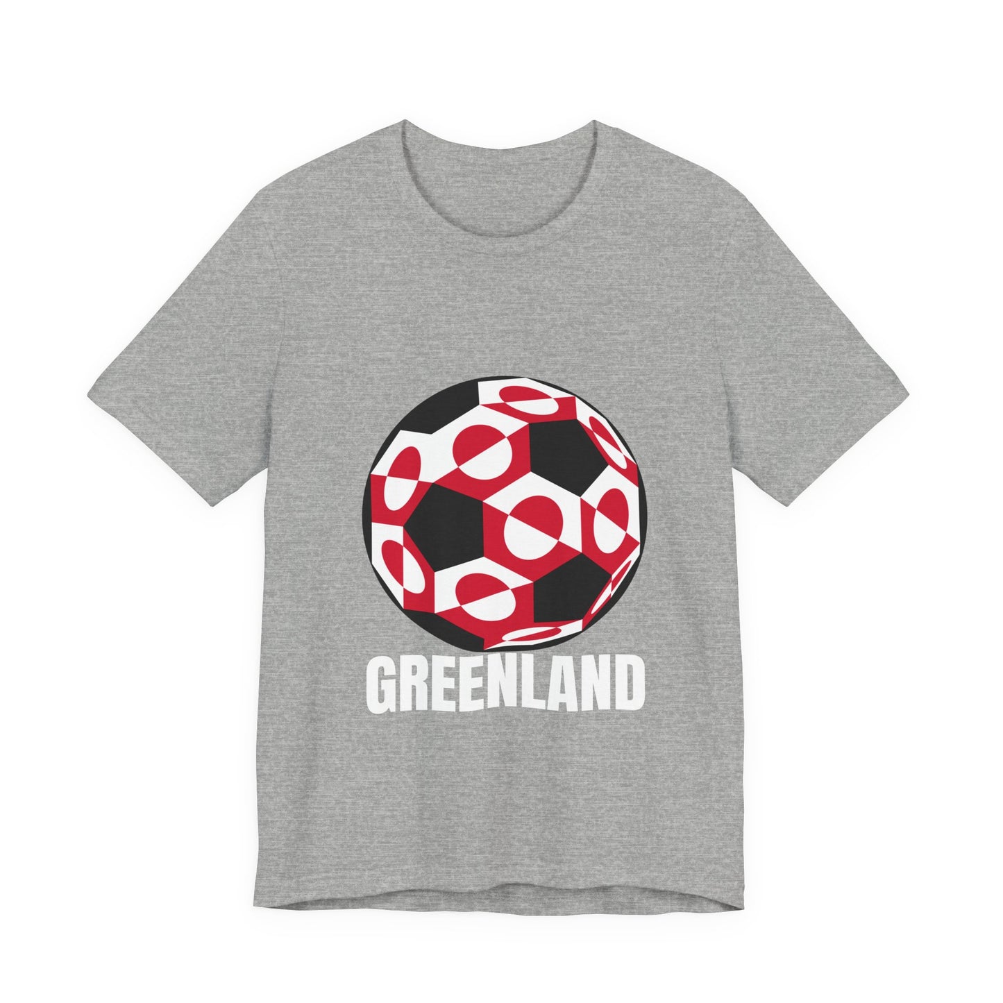 Greenland Fan Specialty Soccer Ball Design T Shirt