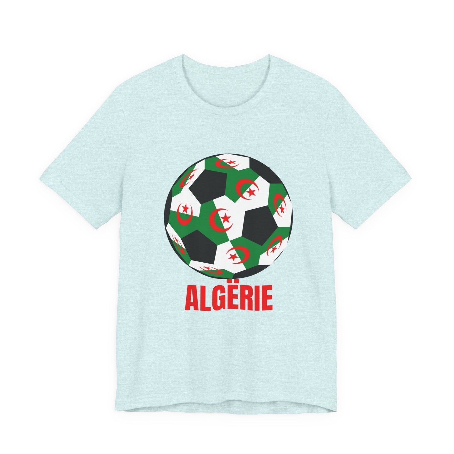 ALGËRIE Fan Specialty Soccer Ball Design T Shirt
