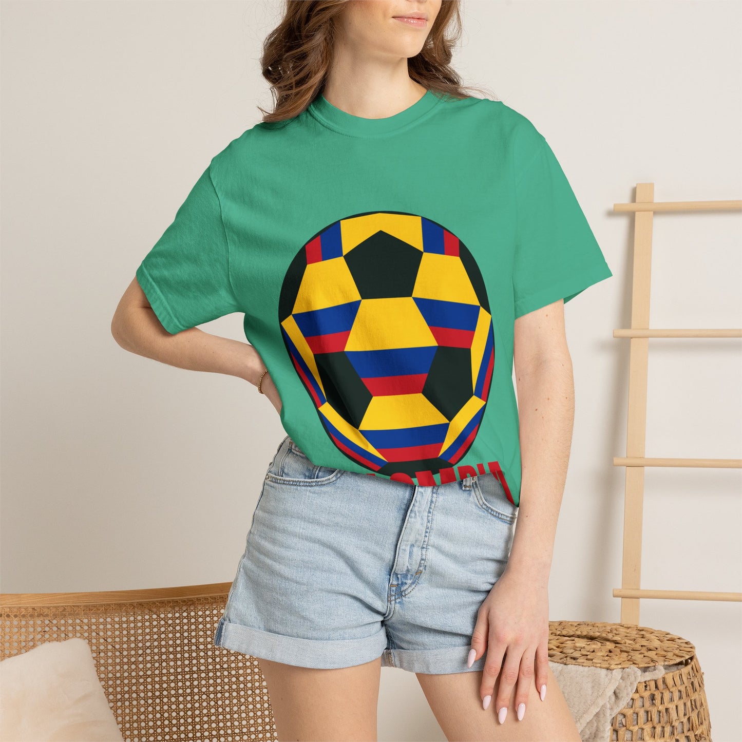 Columbia Fan Specialty Soccer Ball Design T Shirt