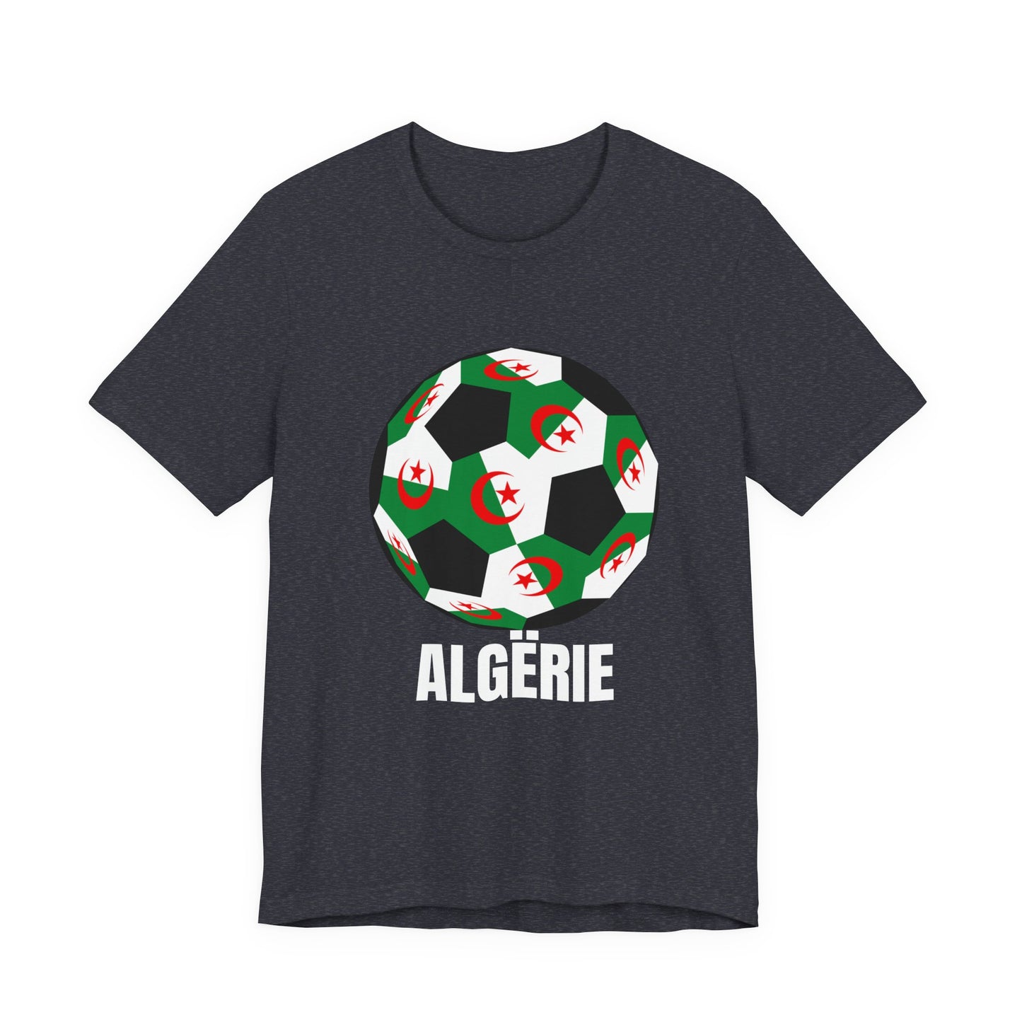 ALGËRIE Fan Specialty Soccer Ball Design T Shirt