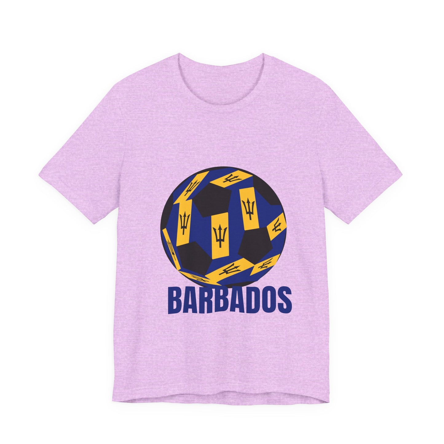 Barbados Fan Specialty Soccer Ball Design T Shirt