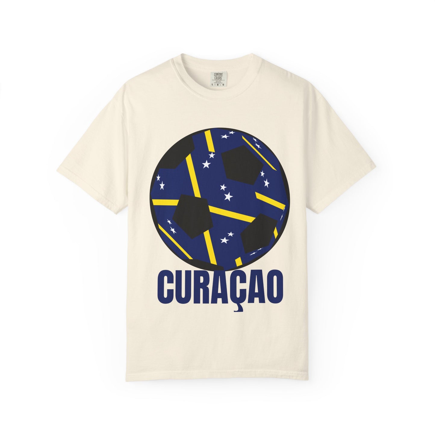 CURAÇAO Fan Specialty Soccer Ball Design T Shirt