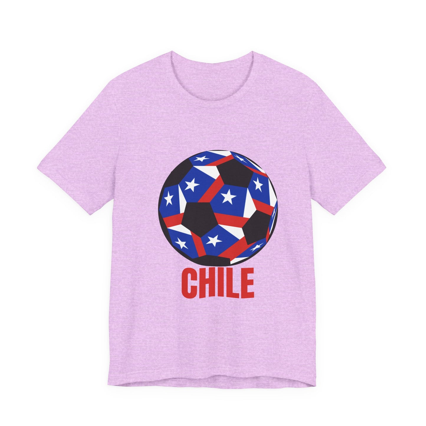 Chile Fan Specialty Soccer Ball Design T Shirt