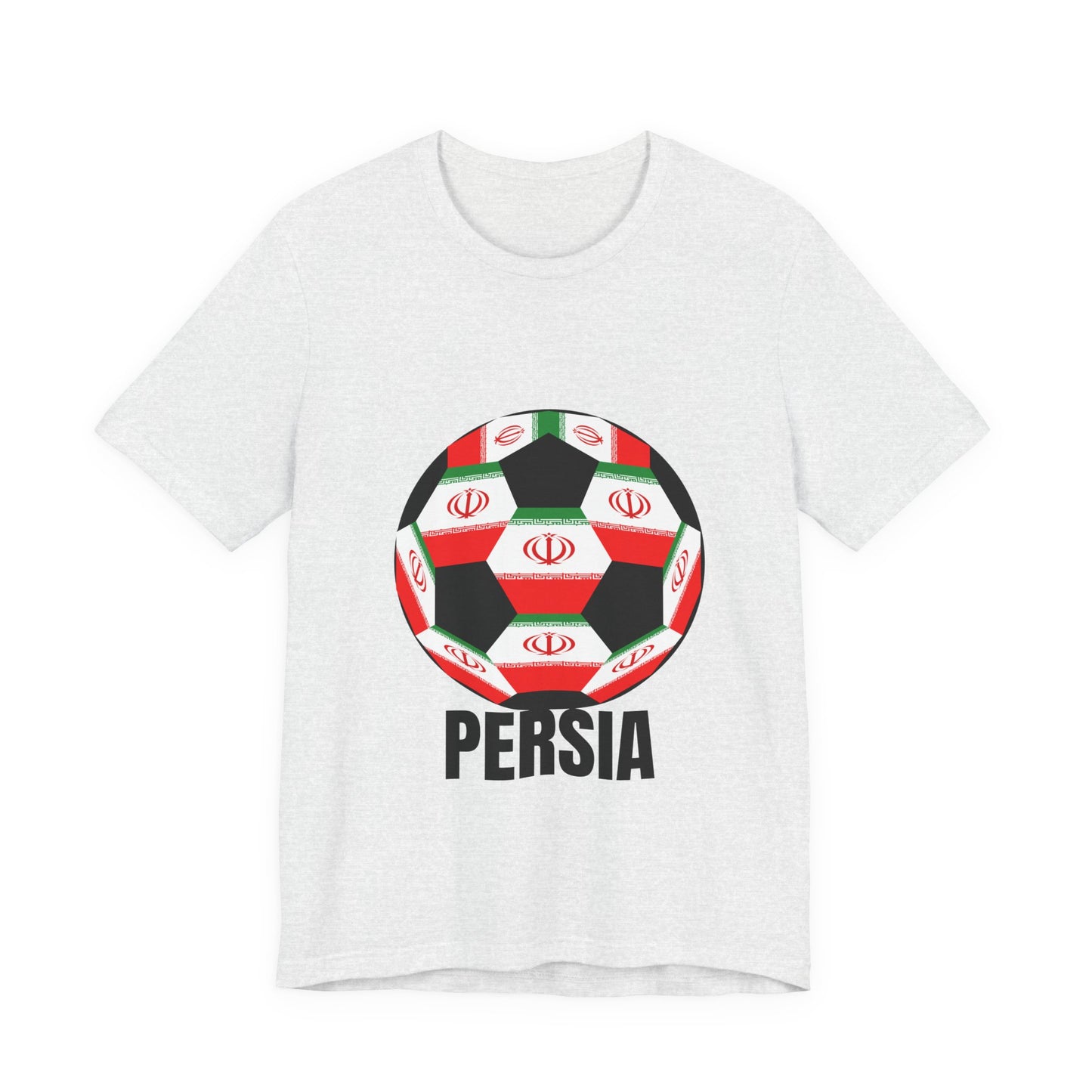 Persia Fan Specialty Soccer Ball Design T Shirt