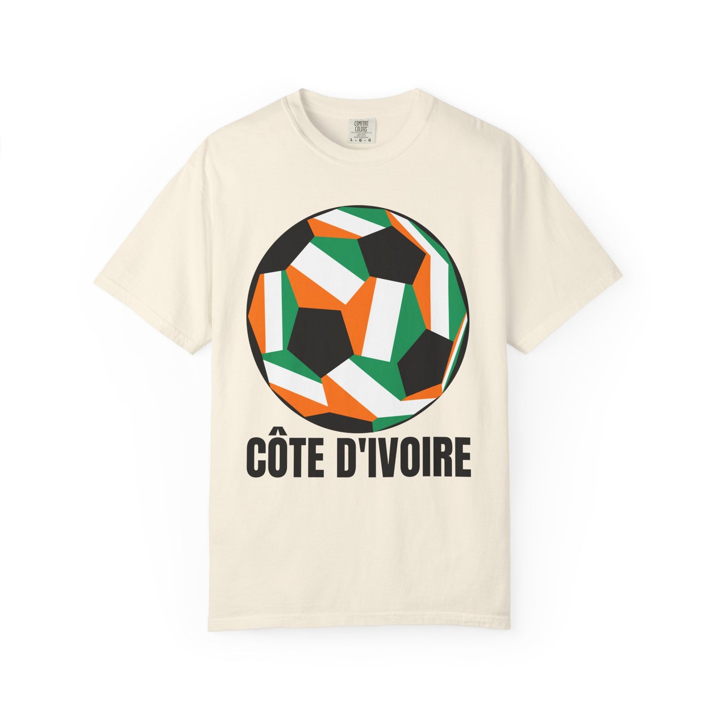 CÔTE D' IVOIRE Fan Specialty Soccer Ball Design T Shirt