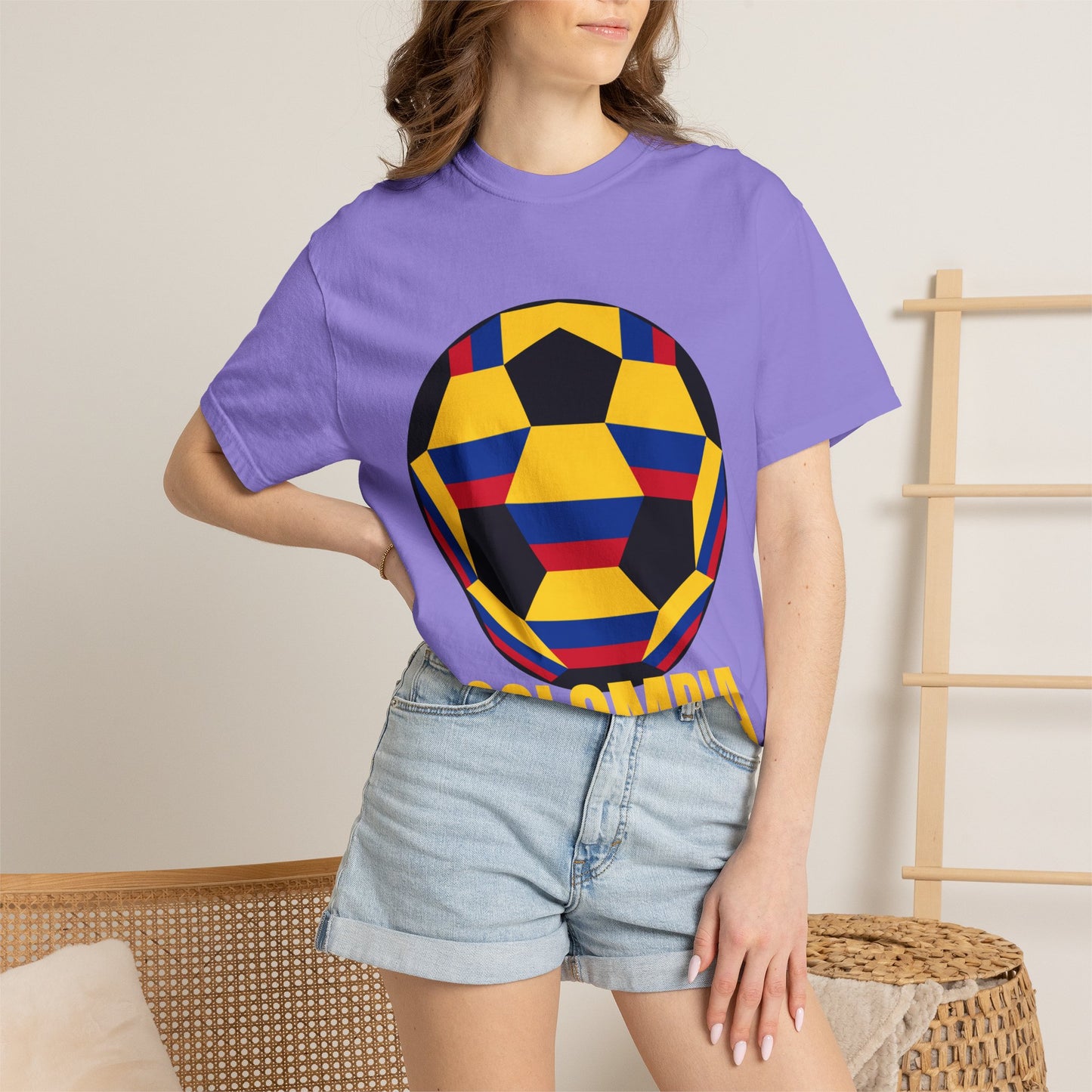 Columbia Fan Specialty Soccer Ball Design T Shirt