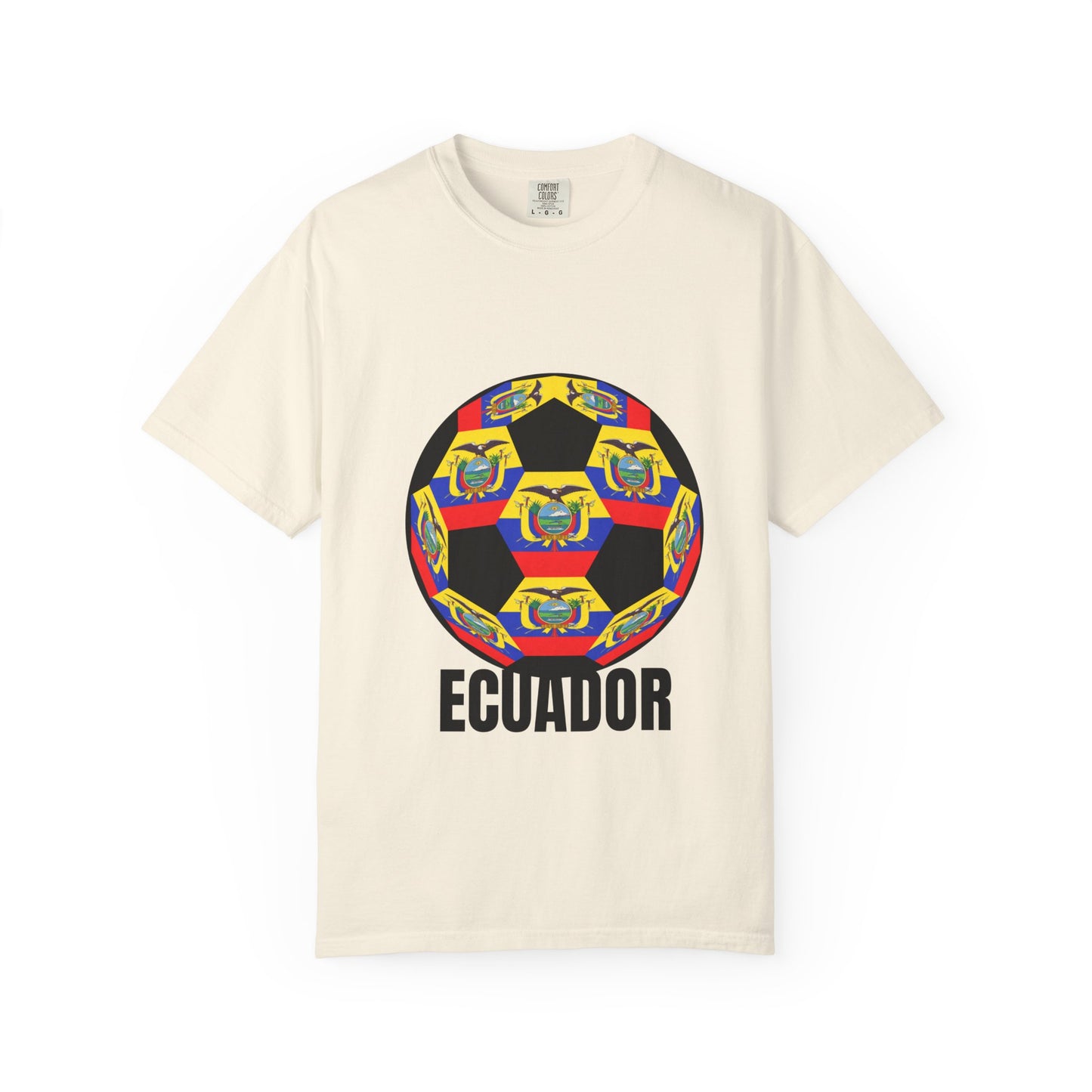 Ecuador Fan Specialty Soccer Ball Design T Shirt