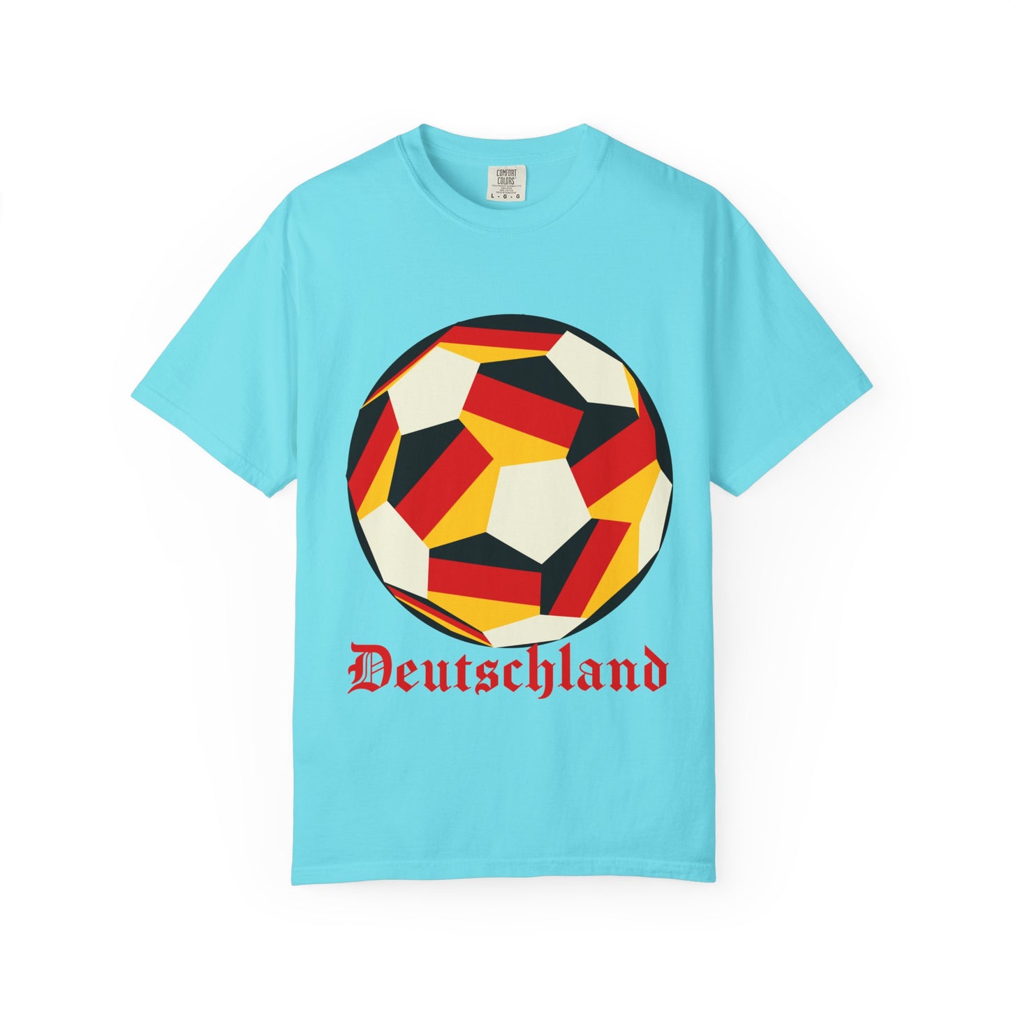 Deutschland Fan Specialty Soccer Ball Design T Shirt