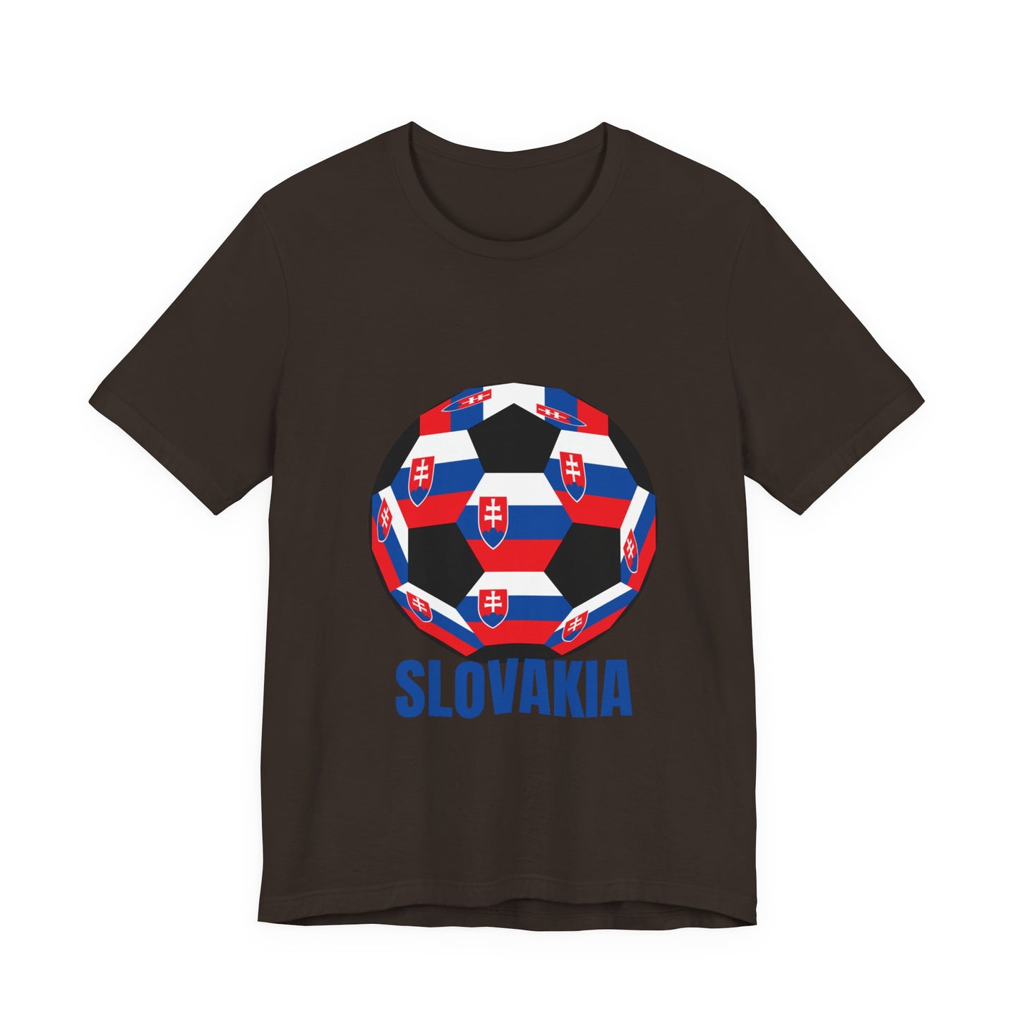 Slovakia Fan Specialty Soccer Ball Design T Shirt