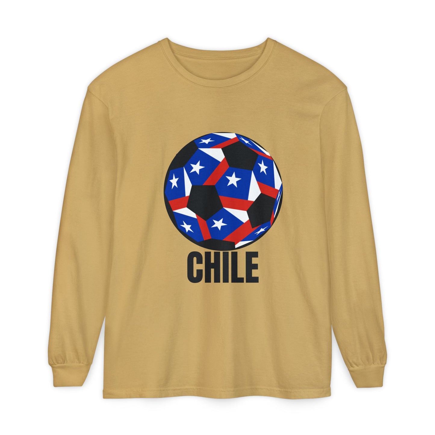 Chile Fan Specialty Soccer Ball Design Long Sleeve