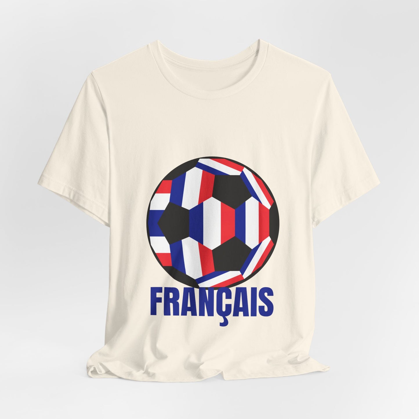 Francais Fan Specialty Soccer Ball Design T Shirt