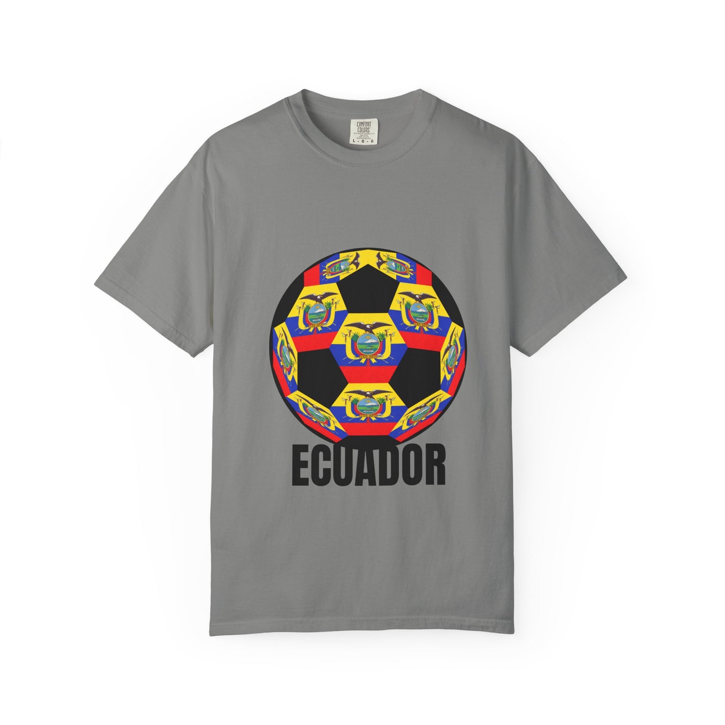 Ecuador Fan Specialty Soccer Ball Design T Shirt