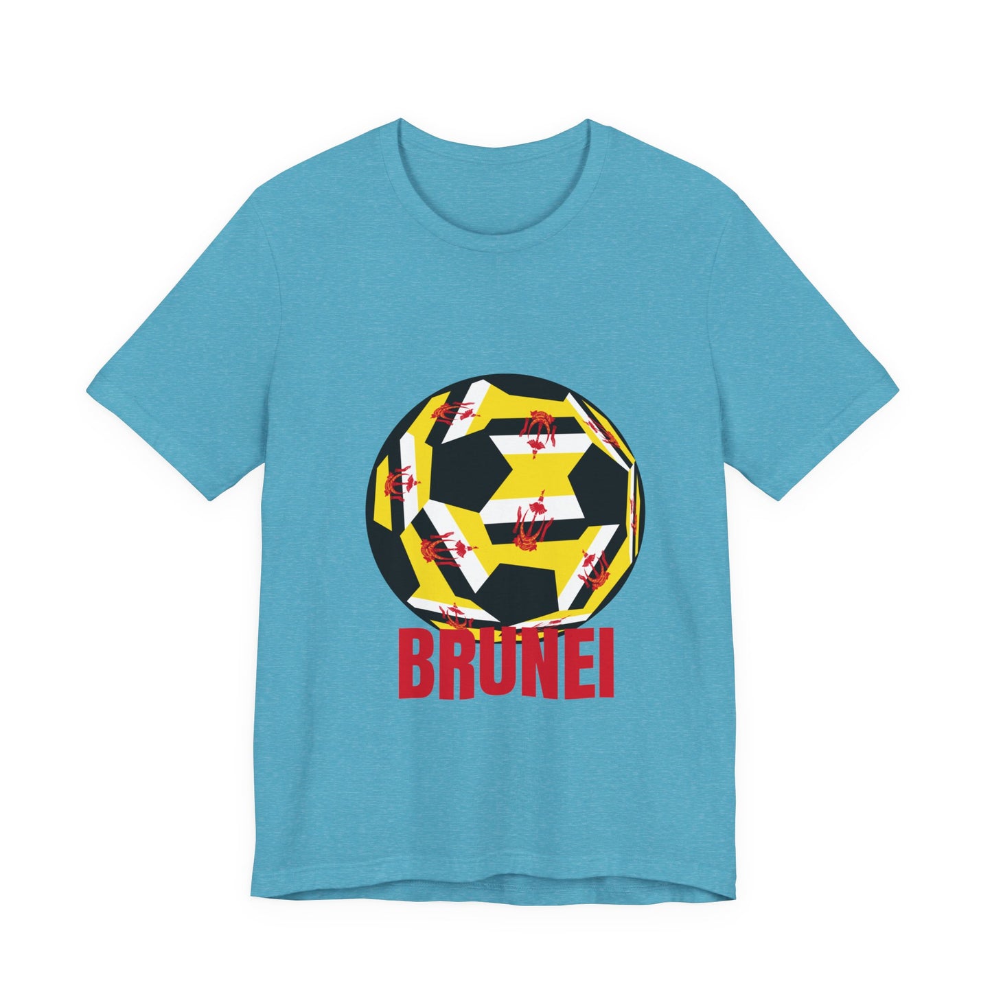 Brunei Fan Specialty Soccer Ball Design T Shirt