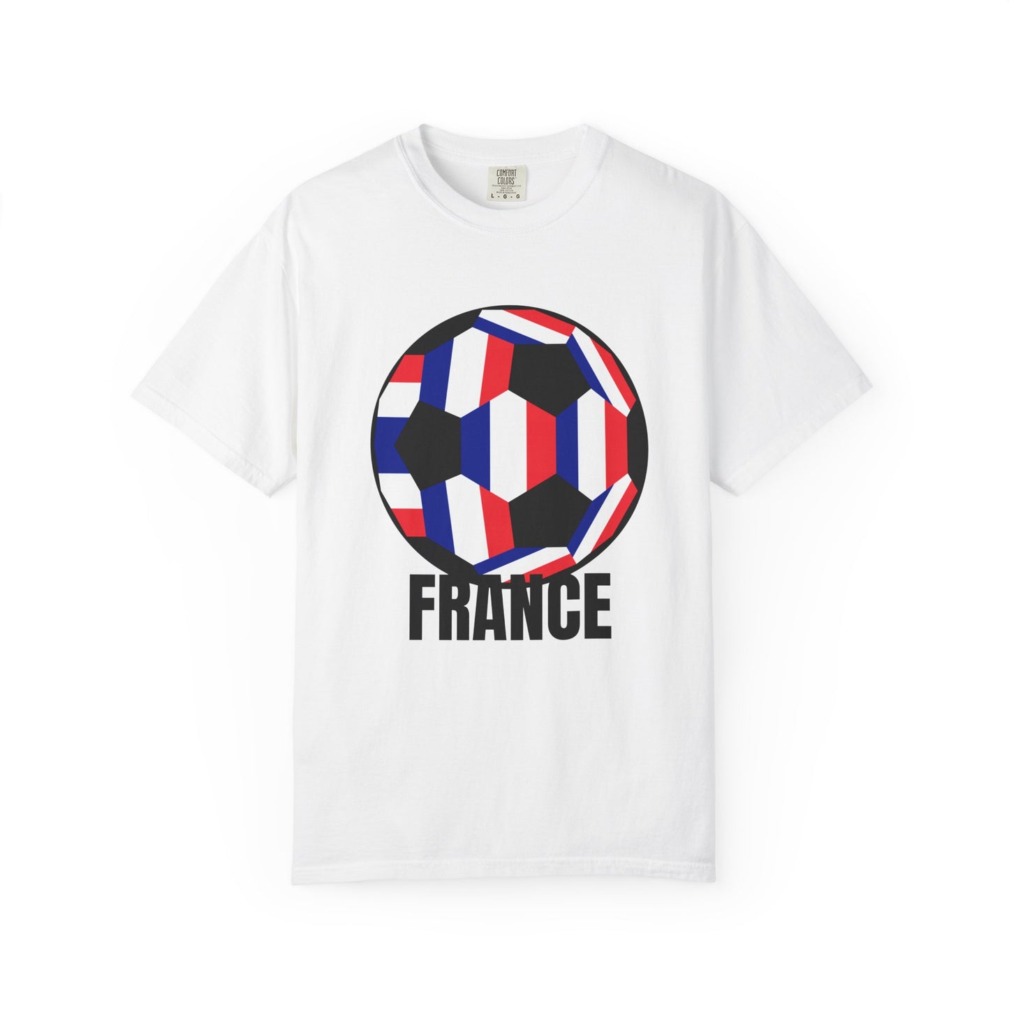 France Fan Specialty Soccer Ball Design T Shirt