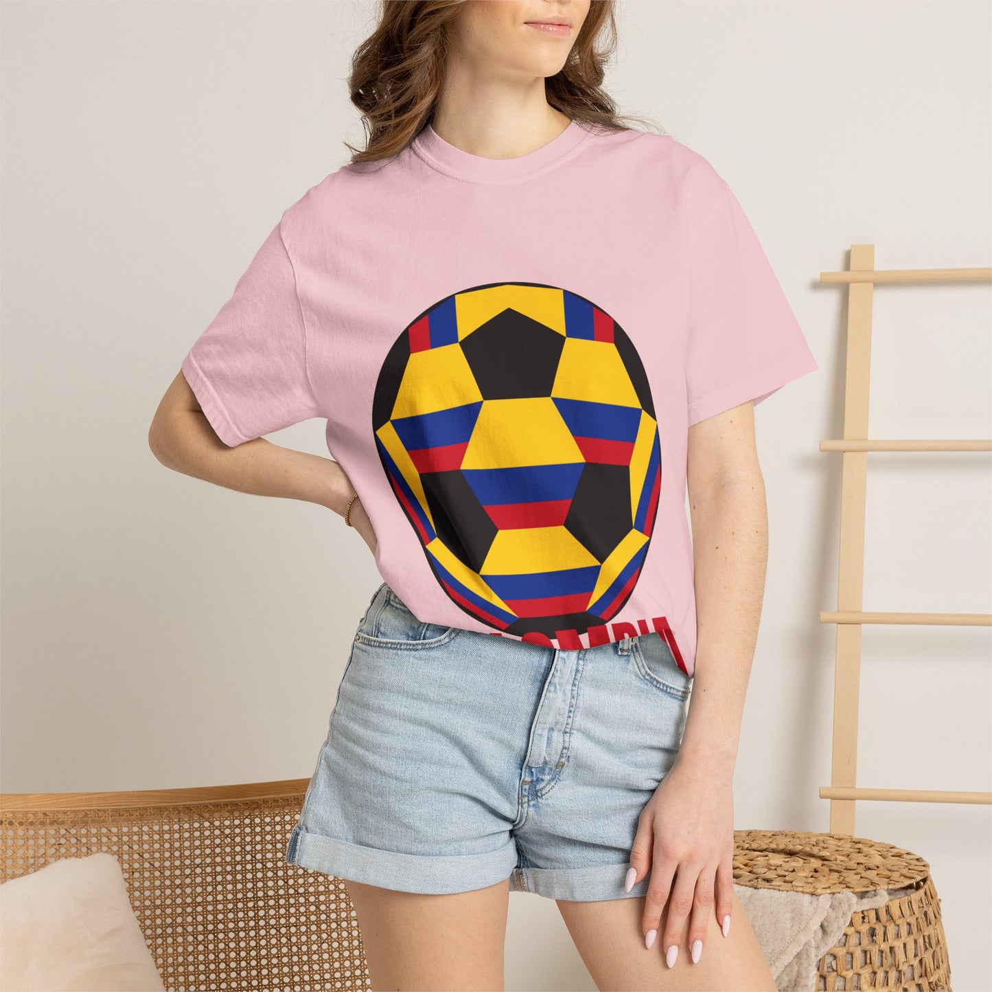 Columbia Fan Specialty Soccer Ball Design T Shirt
