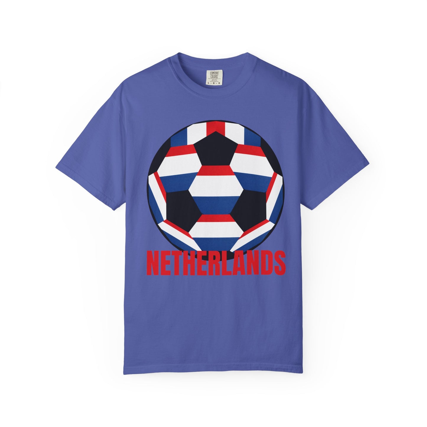 Netherlands Fan Specialty Soccer Ball Design T Shirt