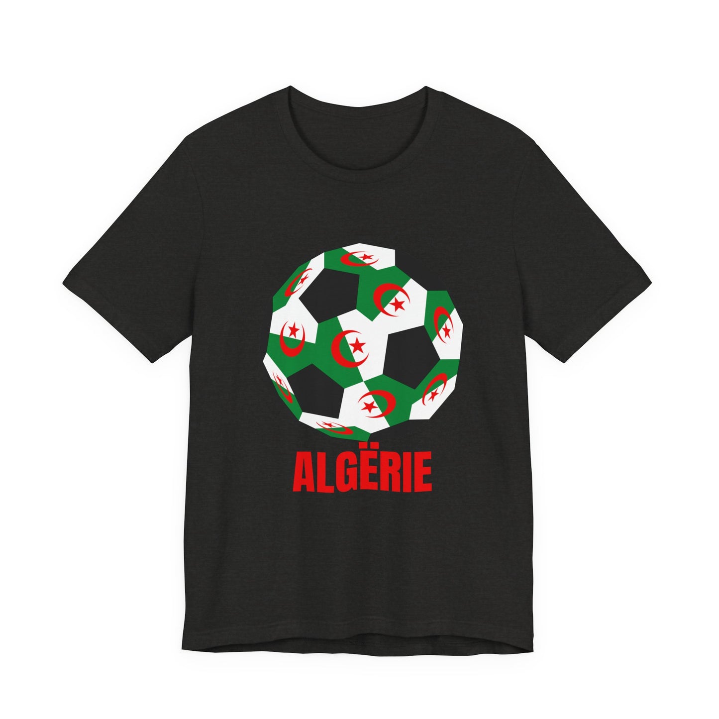 ALGËRIE Fan Specialty Soccer Ball Design T Shirt
